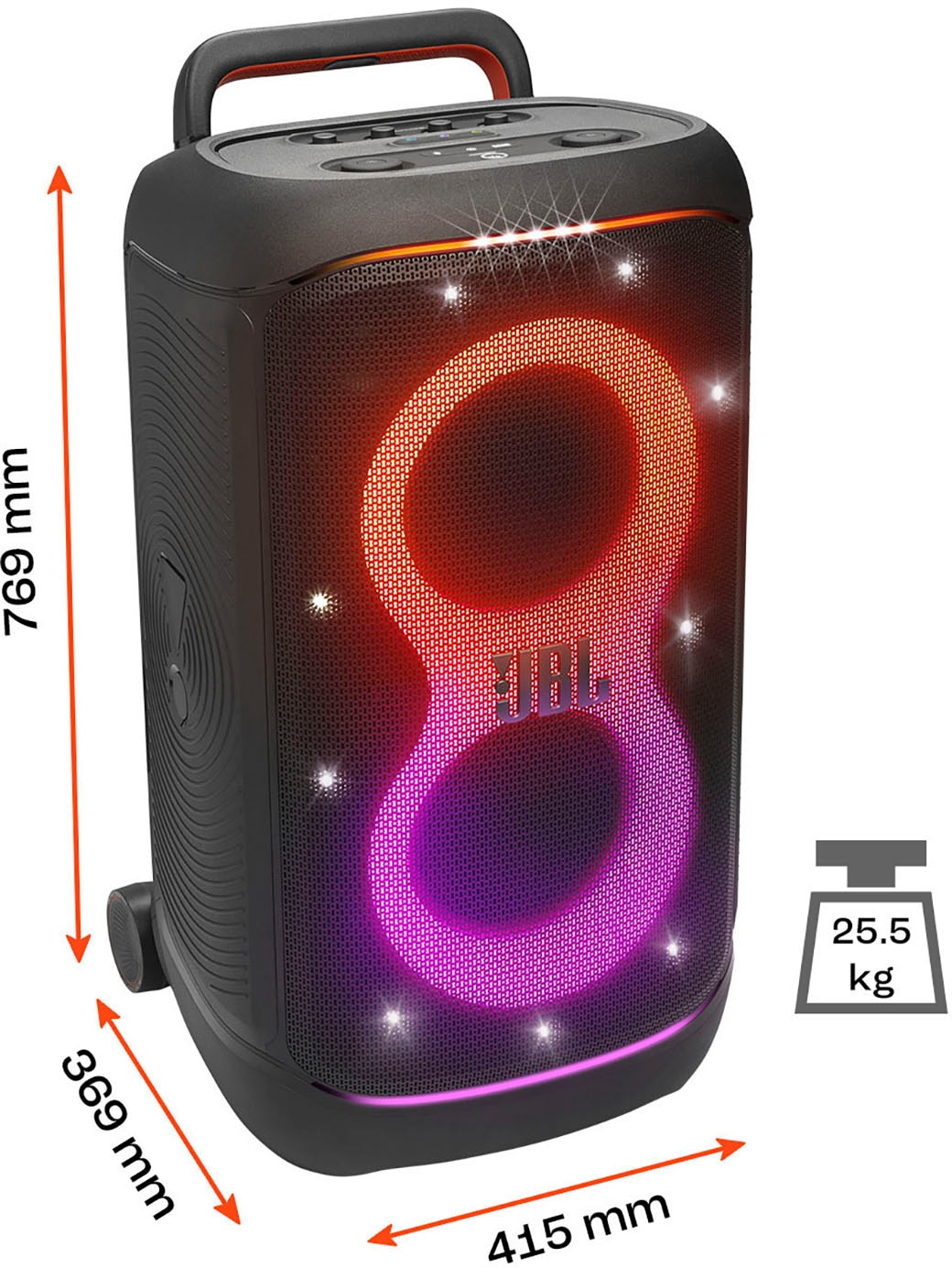 JBL Party-Lautsprecher »PartyBox 520« (Bluetooth 400 W)