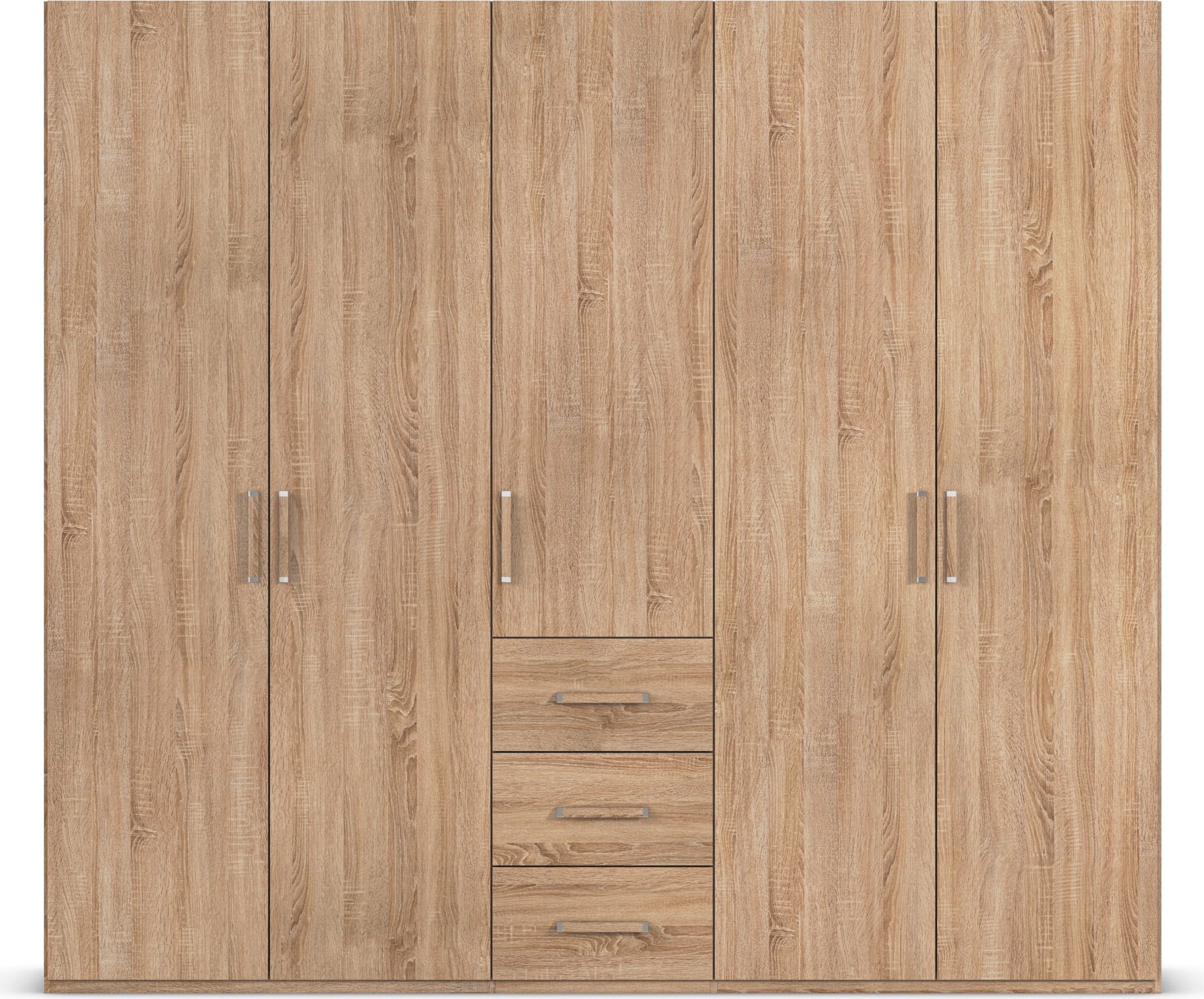 rauch Drehtürenschrank »Kleiderschrank Schrank Garderobe Schlafzimmerschrank EVELYN«, (in 2 Höhen 197 oder 210 cm erhältlich), in elegantem Stil mit Schubladen 3 Breiten und 2 Höhen MADE IN GERMANY