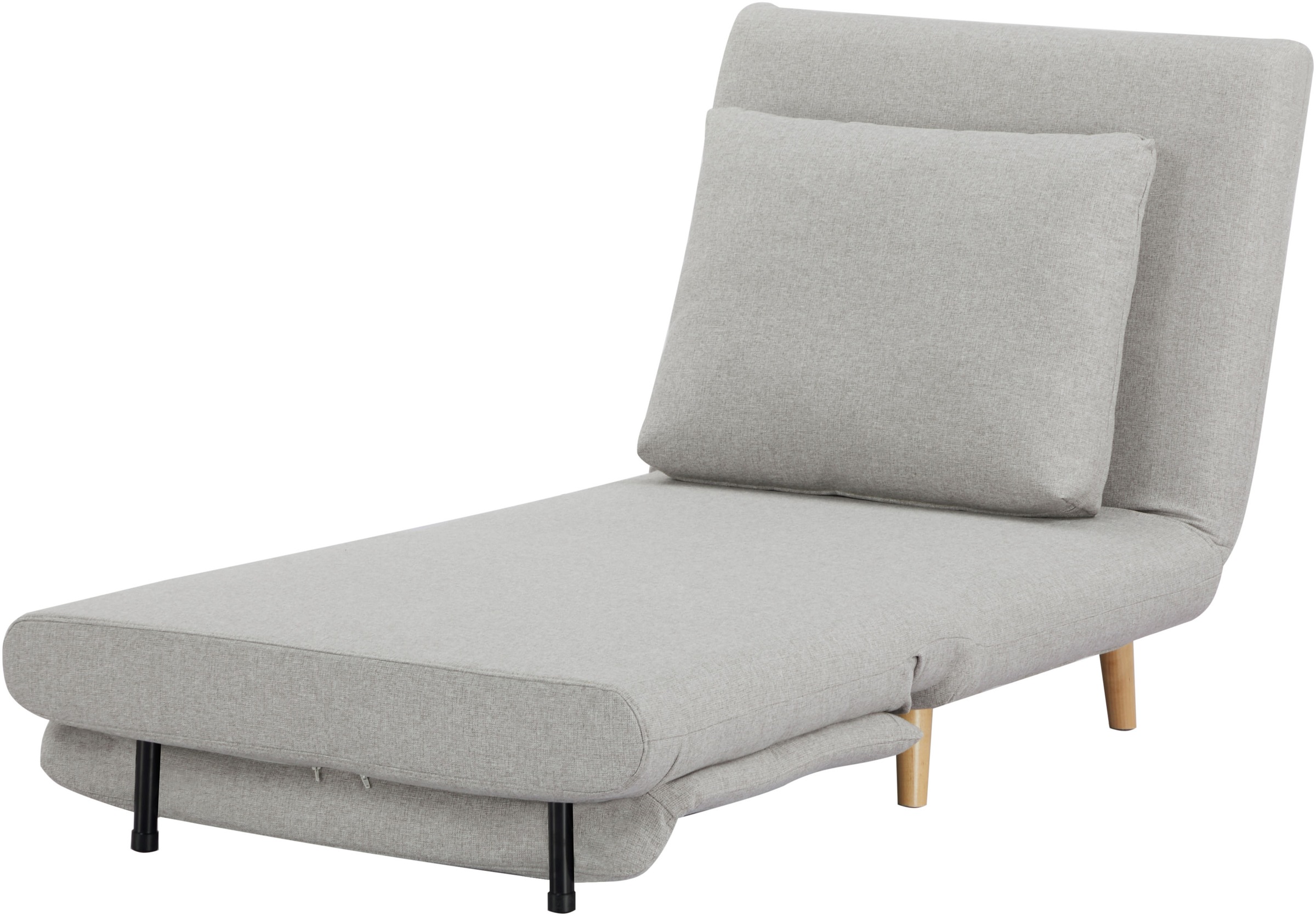 INOSIGN Loungesessel »AINSLEY mit Relax- und Schlaffunktion«, wandelbar zum Gästebett, Schlafsofa im pflegeleichten Webstoff