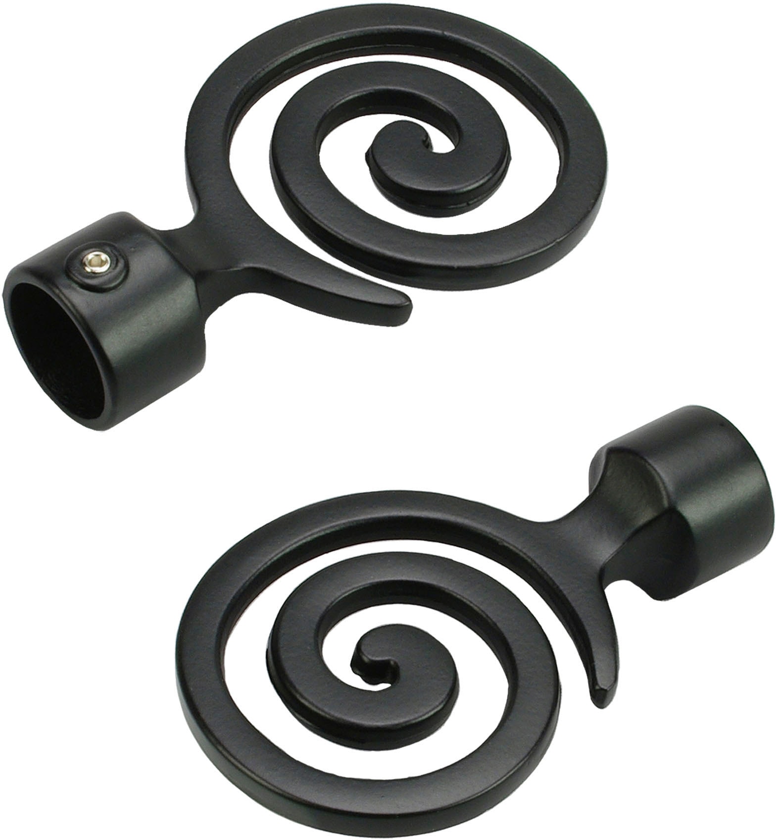 Liedeco Gardinenstange »Innenlaufgarnitur 20 mm Blues Eric«, 1 läufig-läufig, Fixmaß, Gardinenstange Komplett