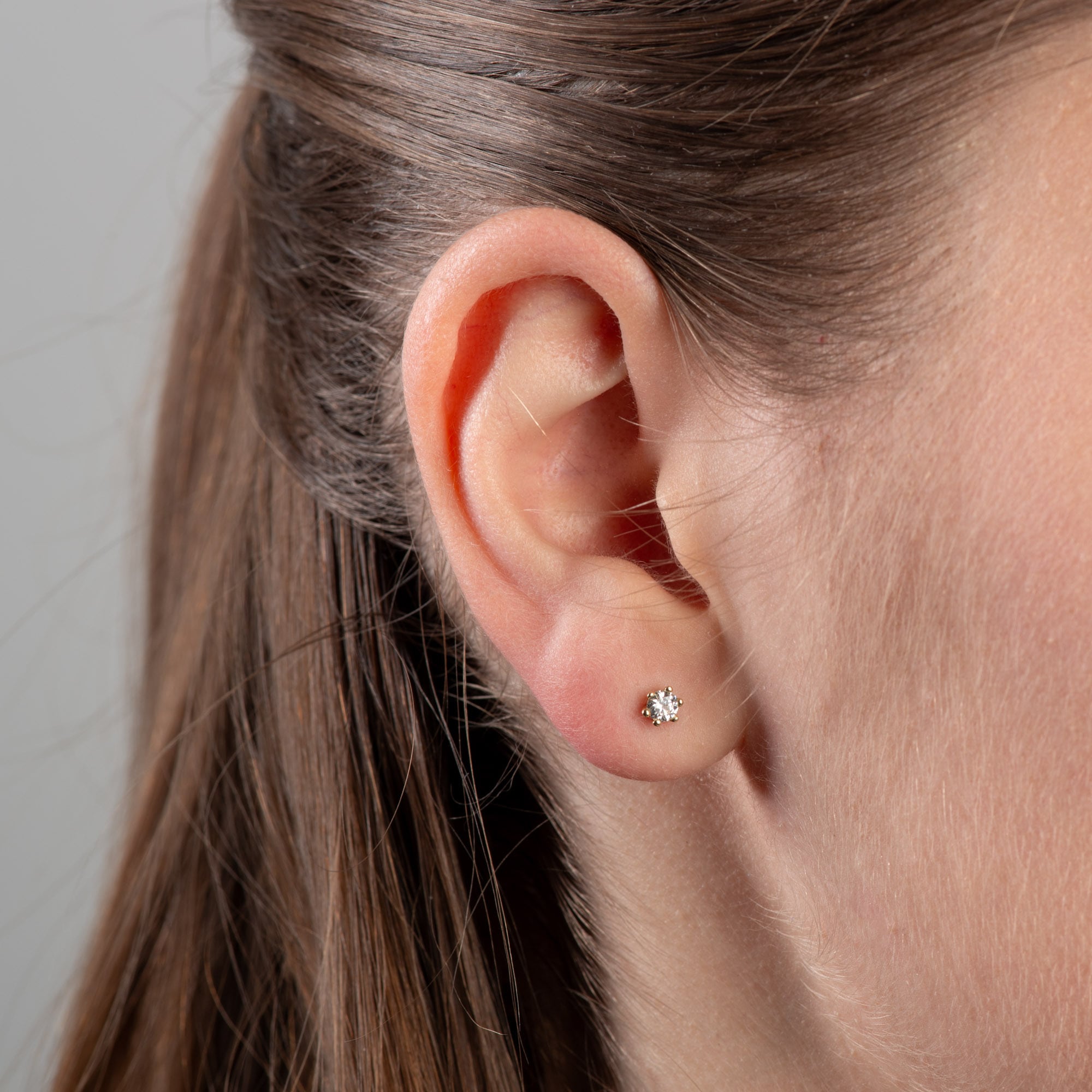 Orolino Paar Ohrstecker »Gold 585 mit 2 natürlichen Brillanten zus. 0,25ct.«