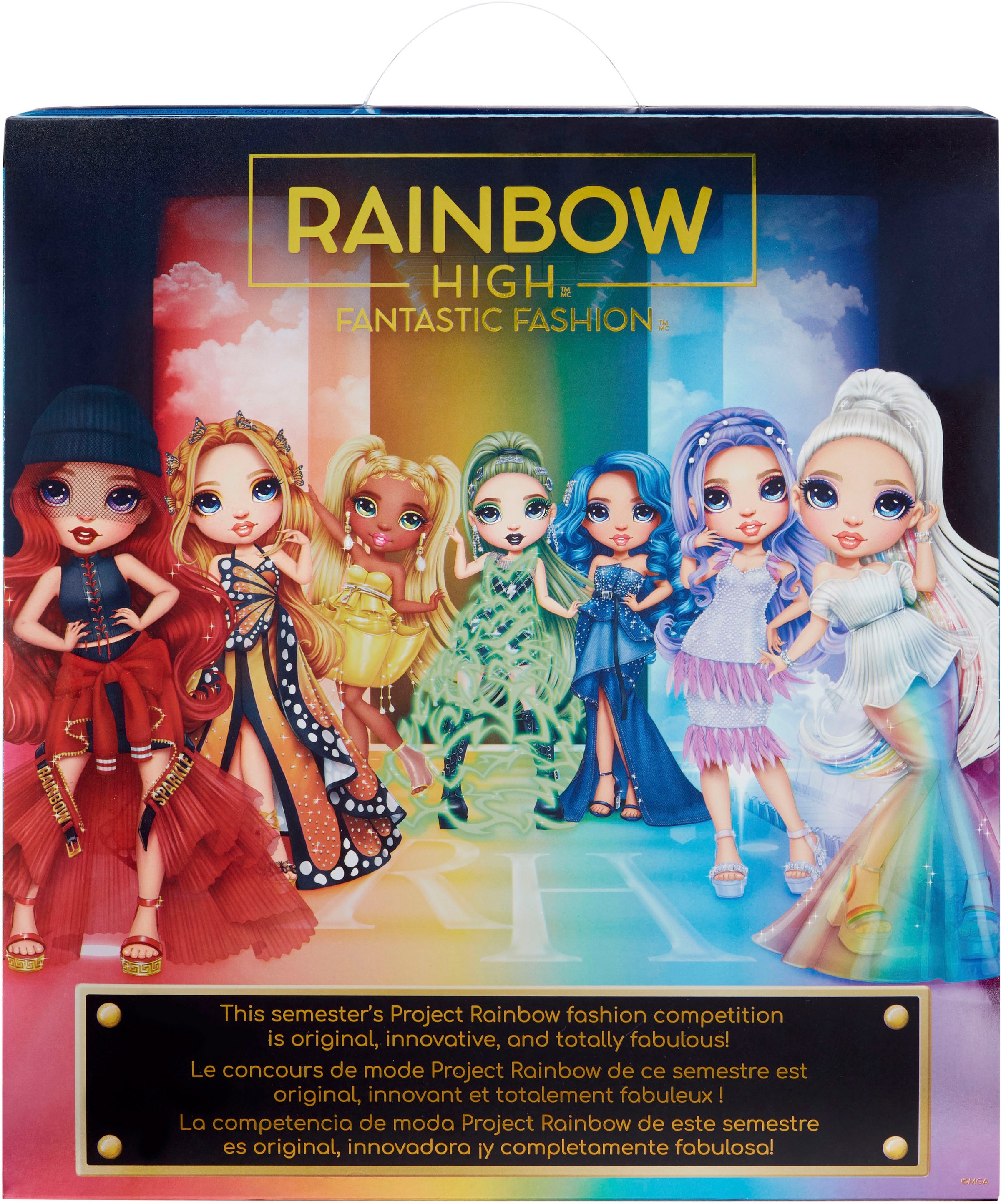 RAINBOW HIGH Anziehpuppe »Rainbow High Fantastic Fashion - Skyler (blue)«, inklusive 2. Outfit