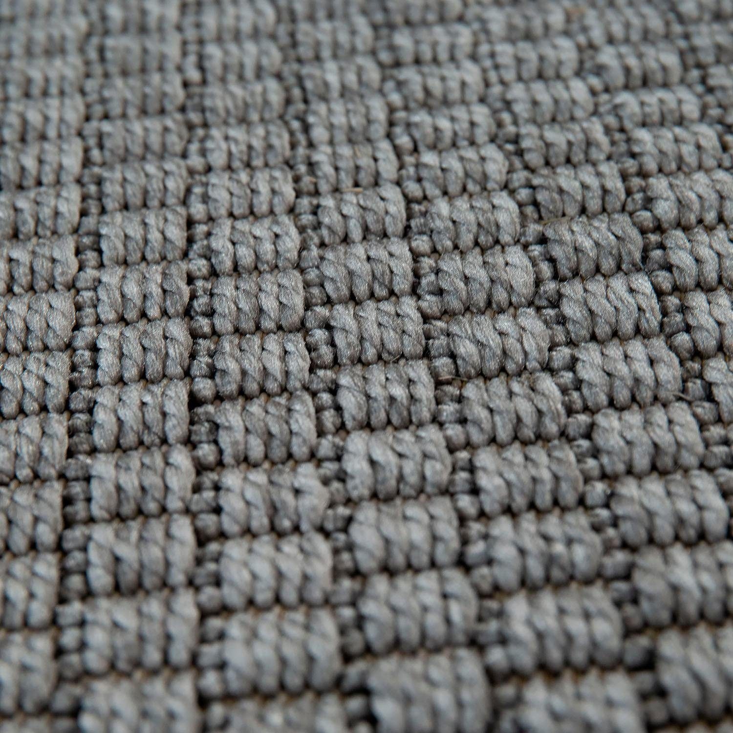 Paco Home Teppich »Timber 125«, rund, 4 mm Höhe, Flachgewebe, Sisal Optik, In- und Outdoor geeignet, Wohnzimmer