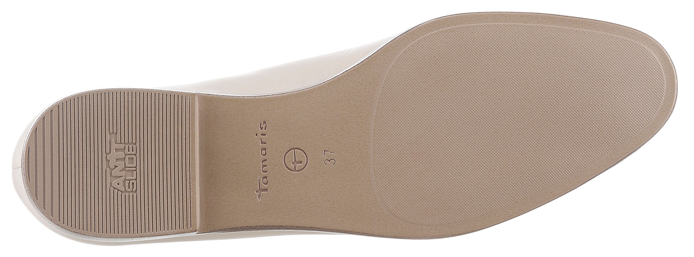 Tamaris Slipper, Blockabsatz, Schlupfschuh, Businessschuh mit hübscher Zierspange