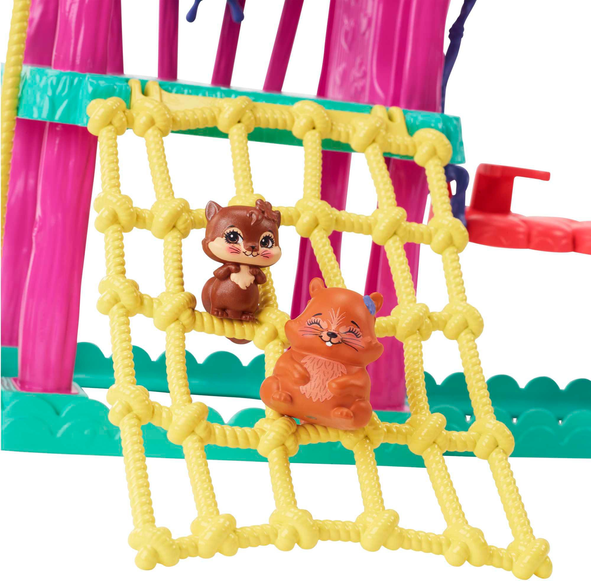 Enchantimals Spielwelt »Spielplatz Set«, mit 2 Puppen, Tierfreunden und Zubehör