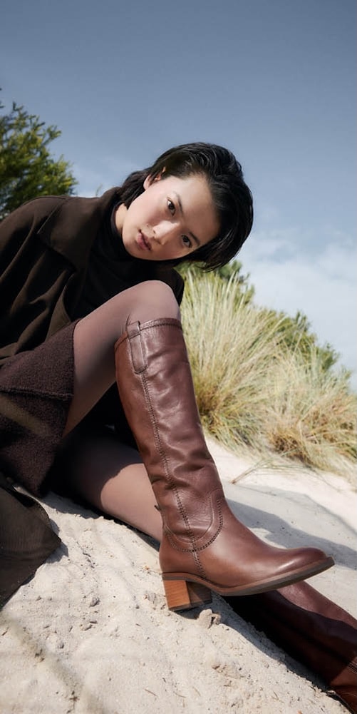 Gabor Stiefel, Blockabsatz, Langschaftstiefel mit Best Fitting-Ausstattung