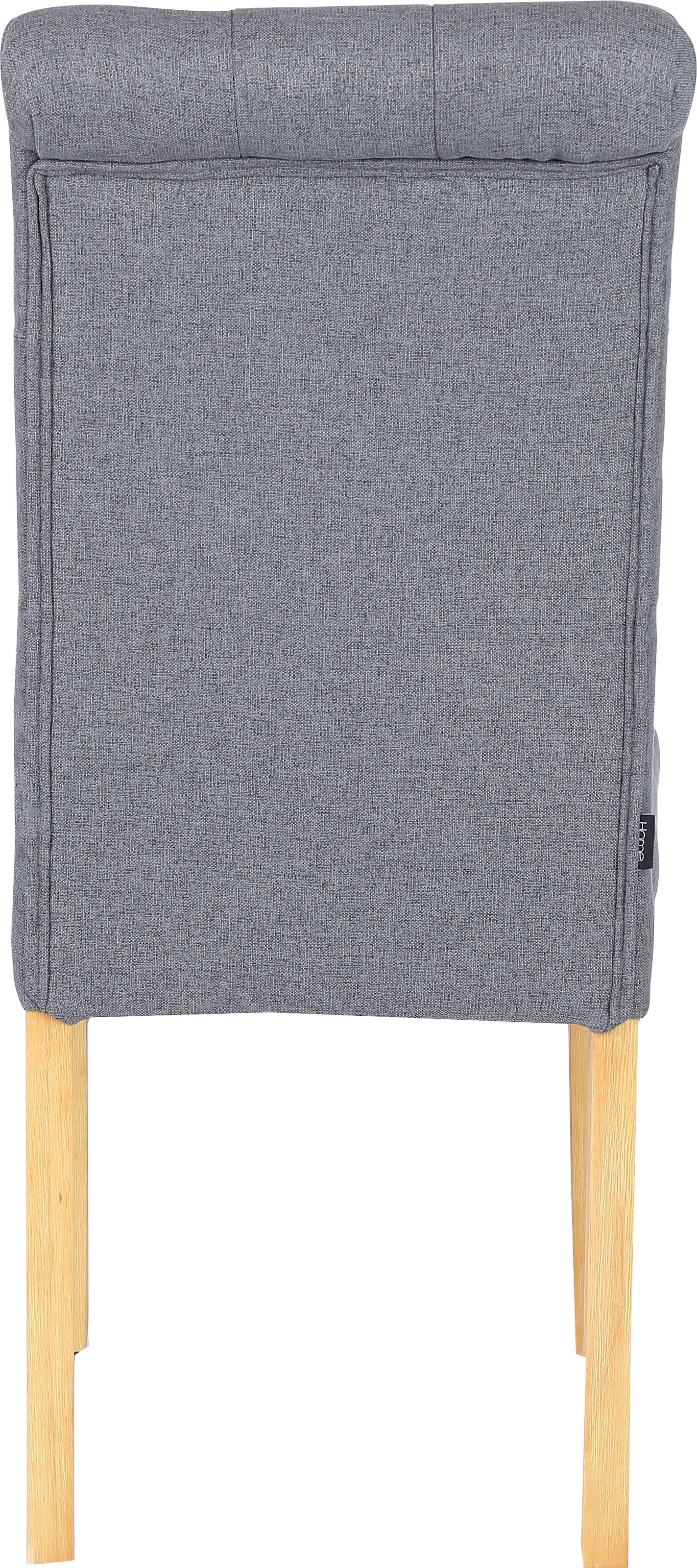 Home affaire Esszimmerstuhl »Liao, 2er-Set«, (Set), pflegeleichter Webstoff Bezug, Knopfheftung, Sitzhöhe ca. 51 cm