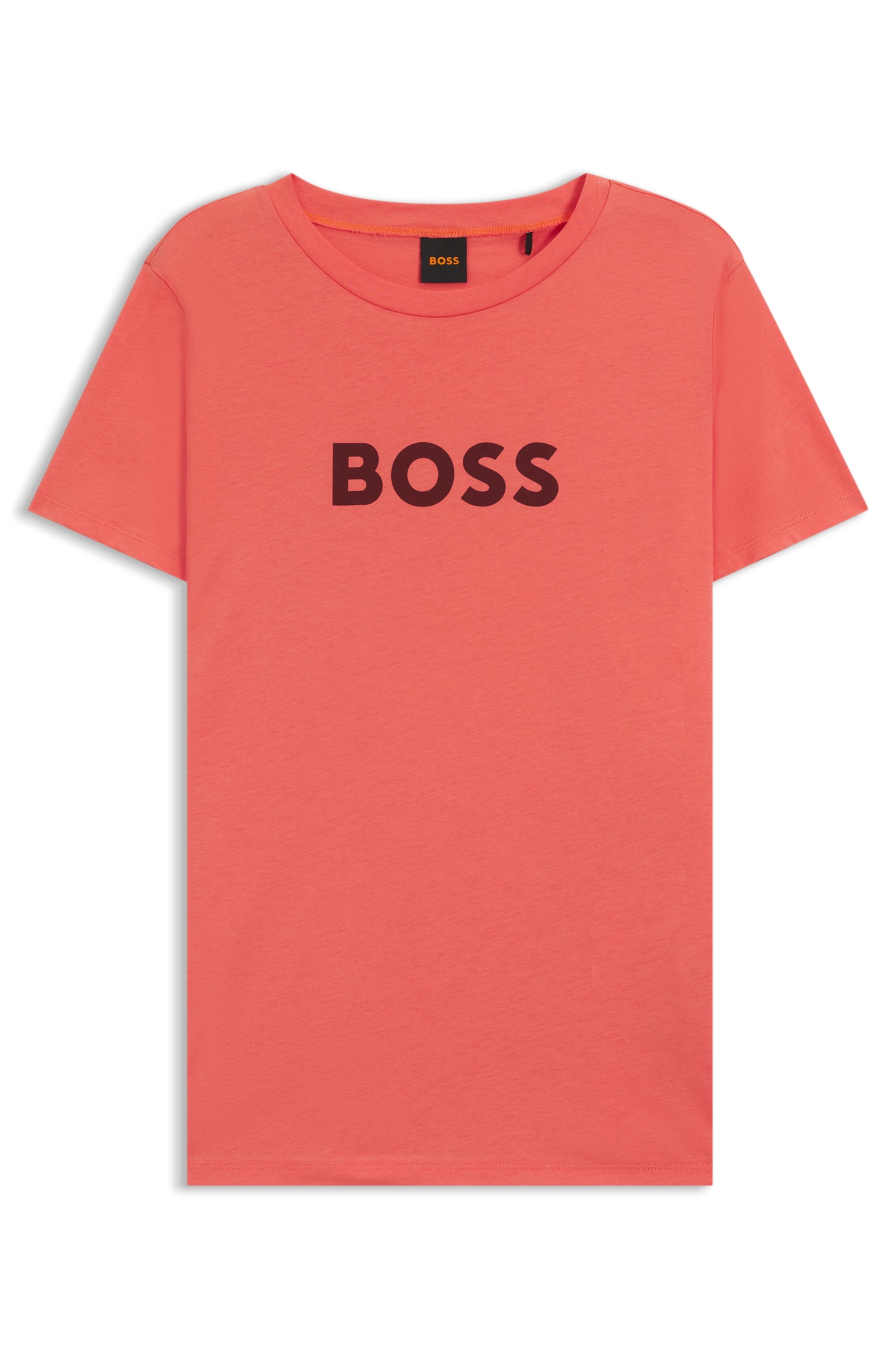 BOSS ORANGE T-Shirt »Elogo Premium Damenmode« mit BOSS-Schriftzug