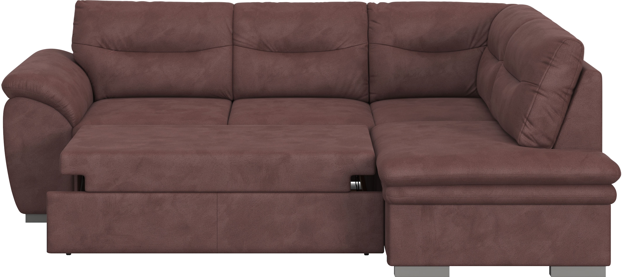 COTTA Ecksofa »Leandra L-Form«, wahlweise mit Bettfunktion & Bettkasten