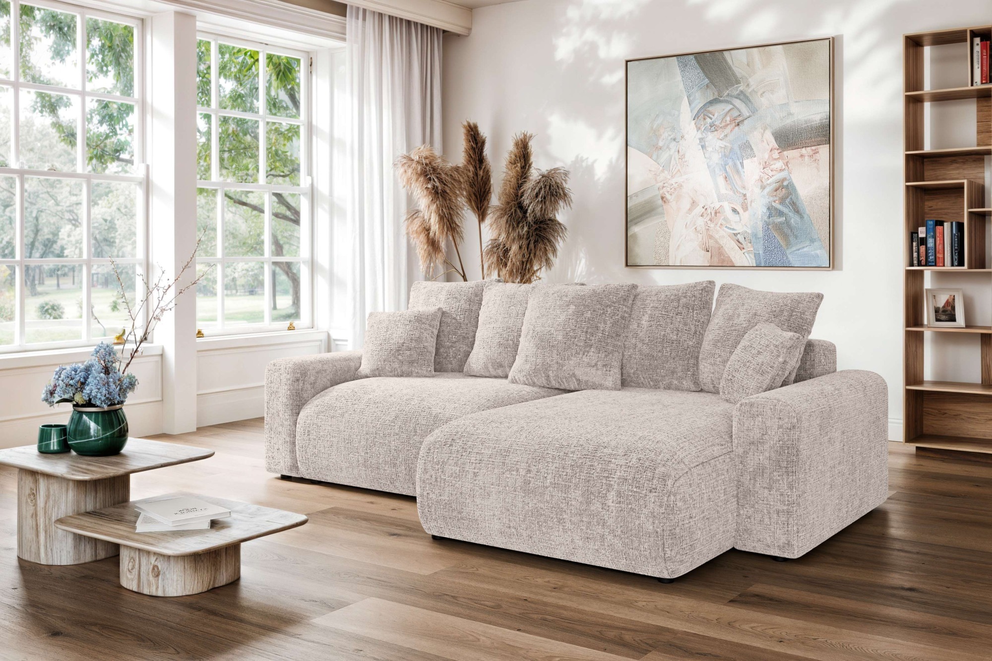 Home affaire Ecksofa »LAKESIDE klein mit Bettfunktion und Bettkasten, B/T/H günstig online kaufen