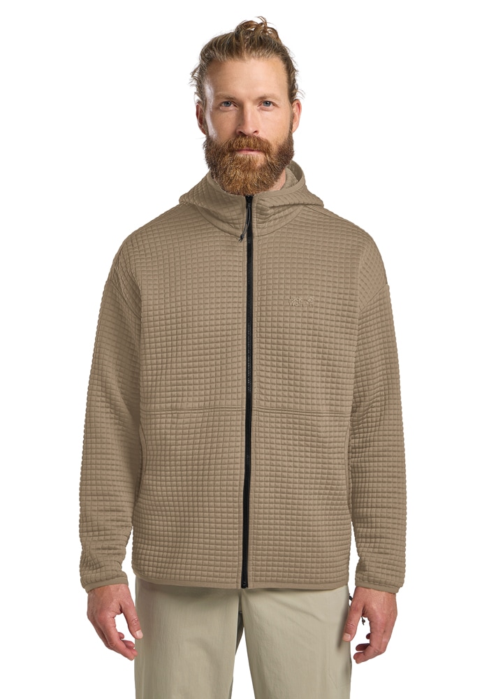 Jack Wolfskin Fleecejacke »MOGARI HOODED FZ M« mit Kapuze