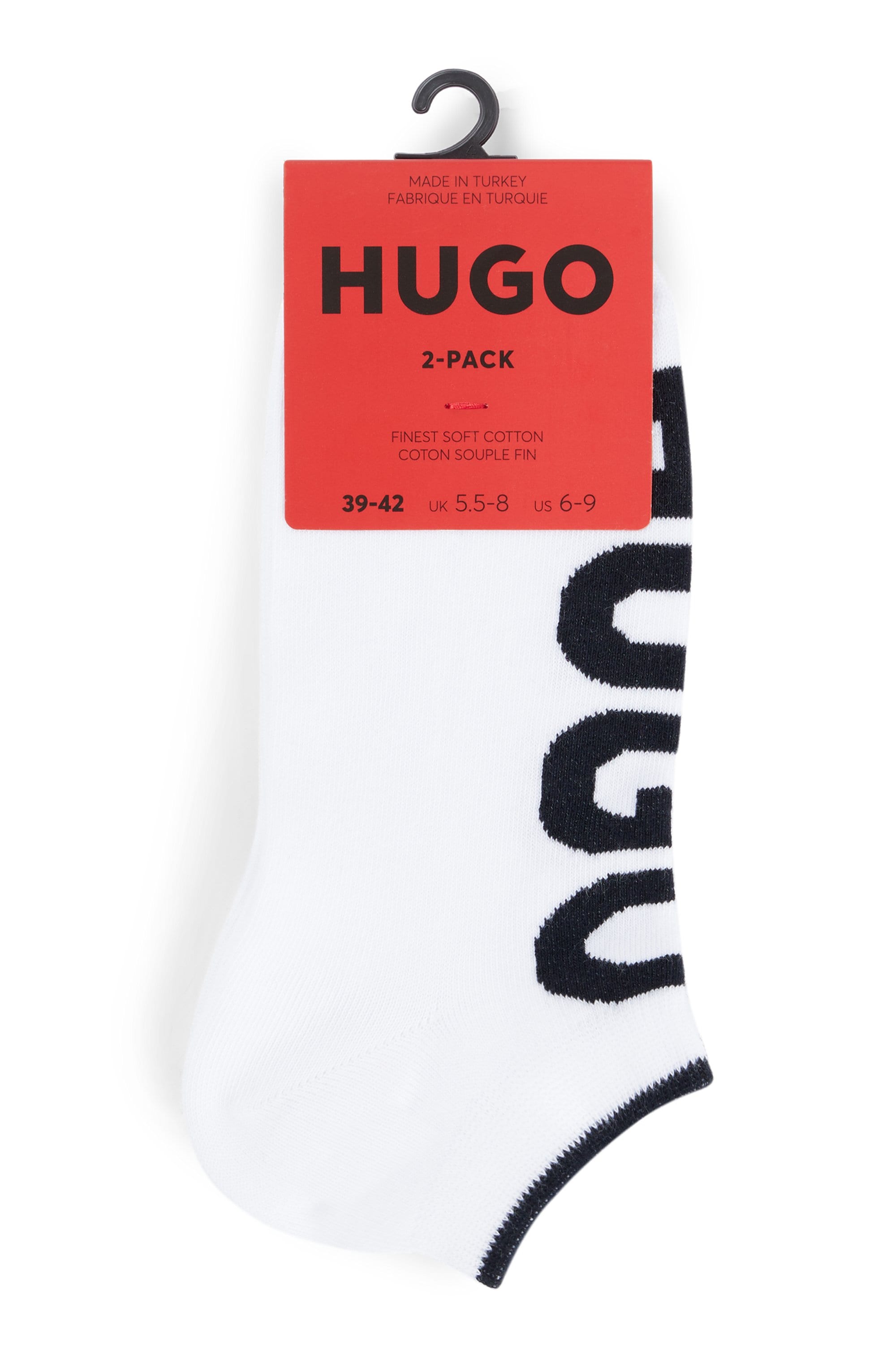 BOSS Businesssocken »2P AS Logo CC« Packung, 2er Pack, 2 Stk. tlg. mit großem HUGO Logo-Schriftzug