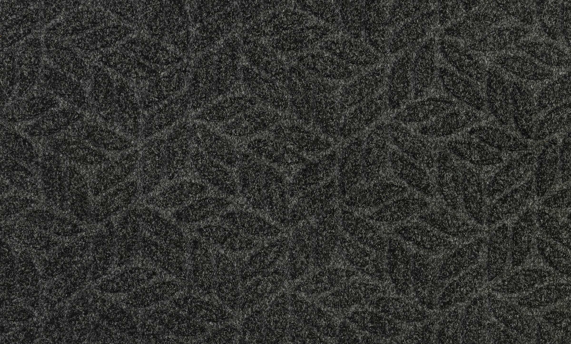 wash+dry by Kleen-Tex Fußmatte »DUNE Leaves Dark Grey«, rechteckig, 8 mm Höhe