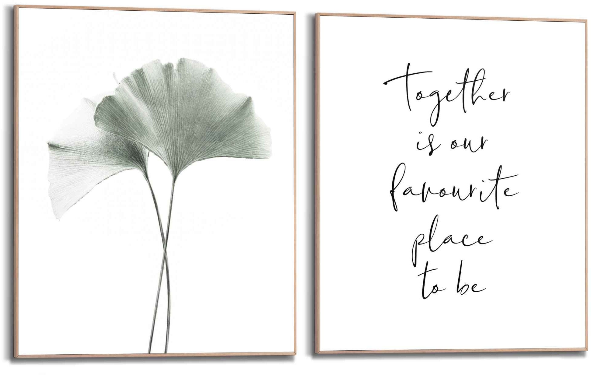 Reinders! Bild mit Rahmen »Botanisch - Japanischer Nussbaum -« 2 Stk. tlg. günstig online kaufen