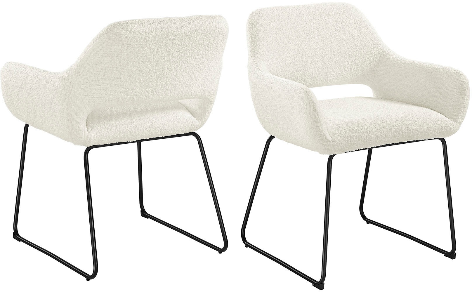 SalesFever Armlehnstuhl »Komfortabler Esszimmerstuhl mit Stil« () Bezug in günstig online kaufen