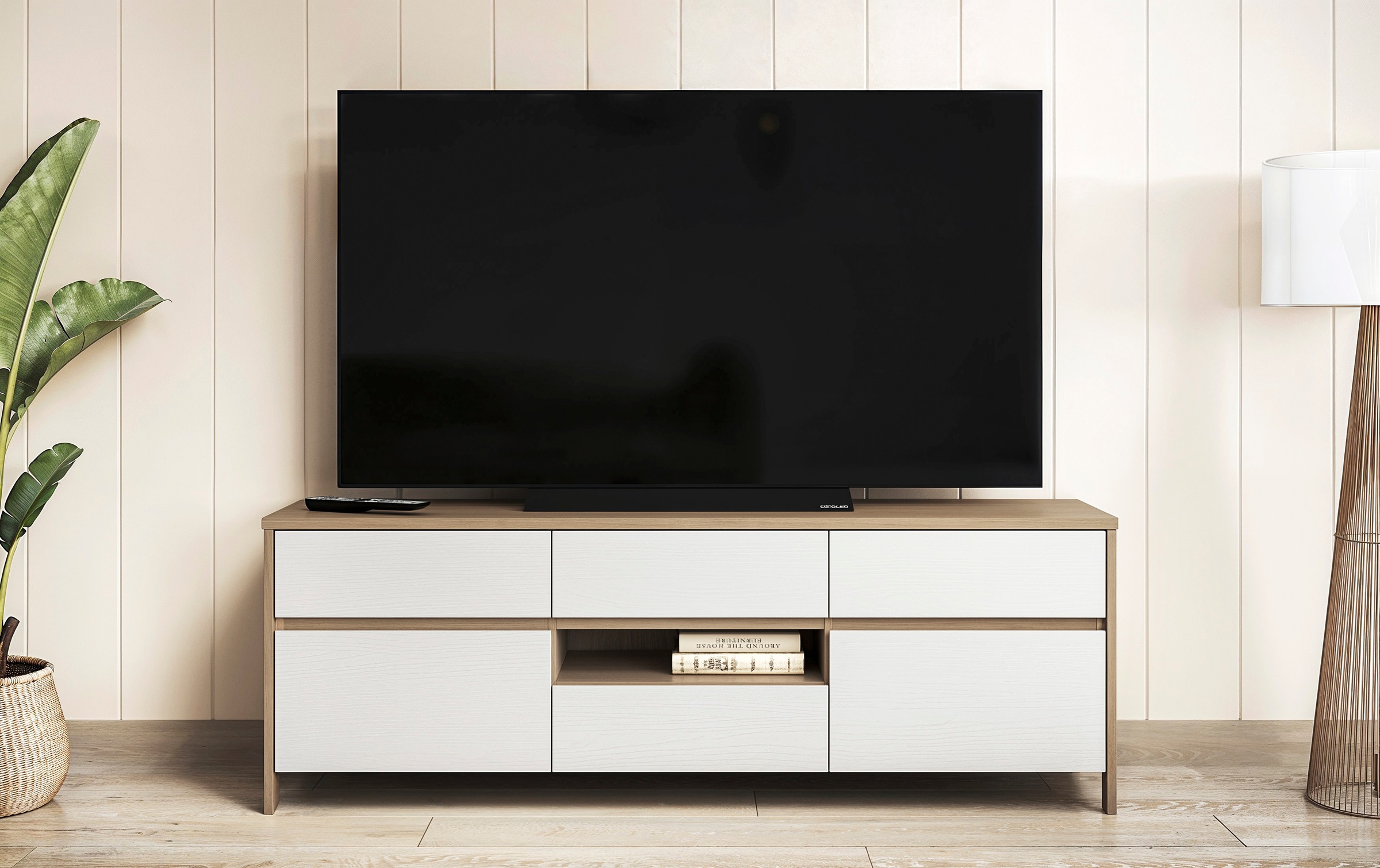 Home affaire TV-Schrank »Stranda, moderner TV-Unterschrank, Kommode im Scan günstig online kaufen