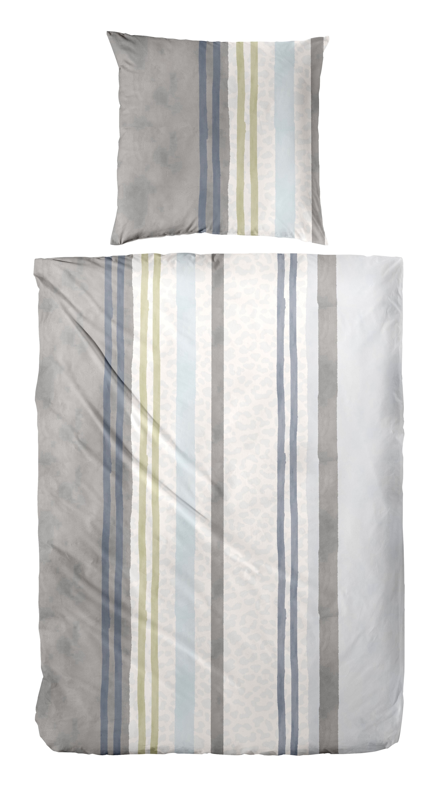 Primera Bettwäsche »Feinbiber-Bettwäsche Leo Stripe« 2 Stk. tlg. mit Leo-St günstig online kaufen