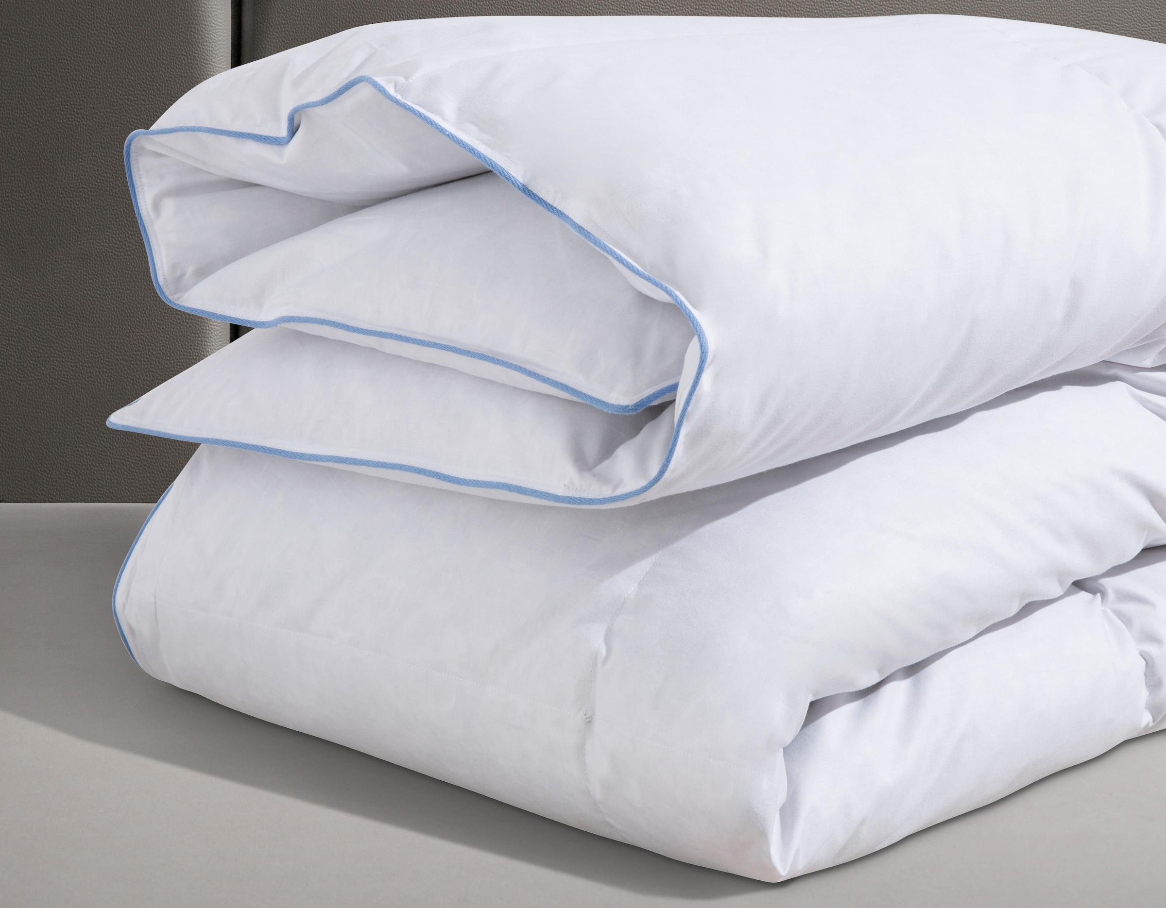 RIBECO Bettdecke + Kopfkissen »Anker«