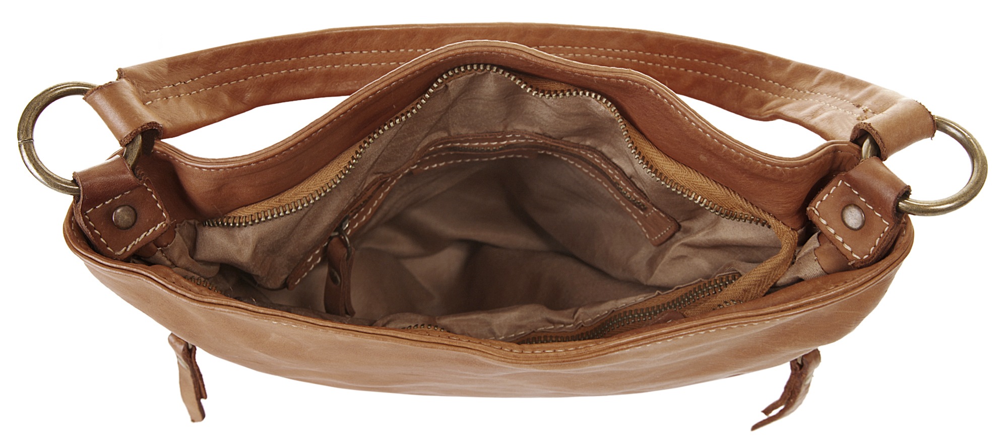 Cluty Shopper echt Leder, Made in Italy