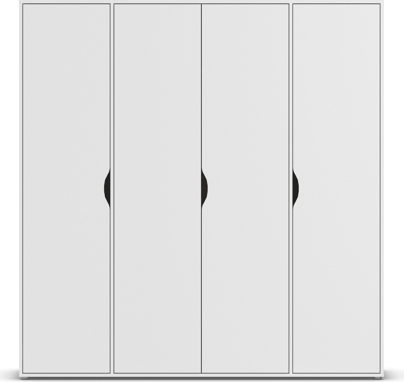 rauch Drehtürenschrank »Kleiderschrank Schrank Garderobe Wäscheschrank NARAI viel Stauraum«, (in 3 verschiedenen Ausstattungen BASIC/CLASSIC/PREMIUM), Griffausfräsungen für eine grifflose Optik TOPSELLER MADE IN GERMANY