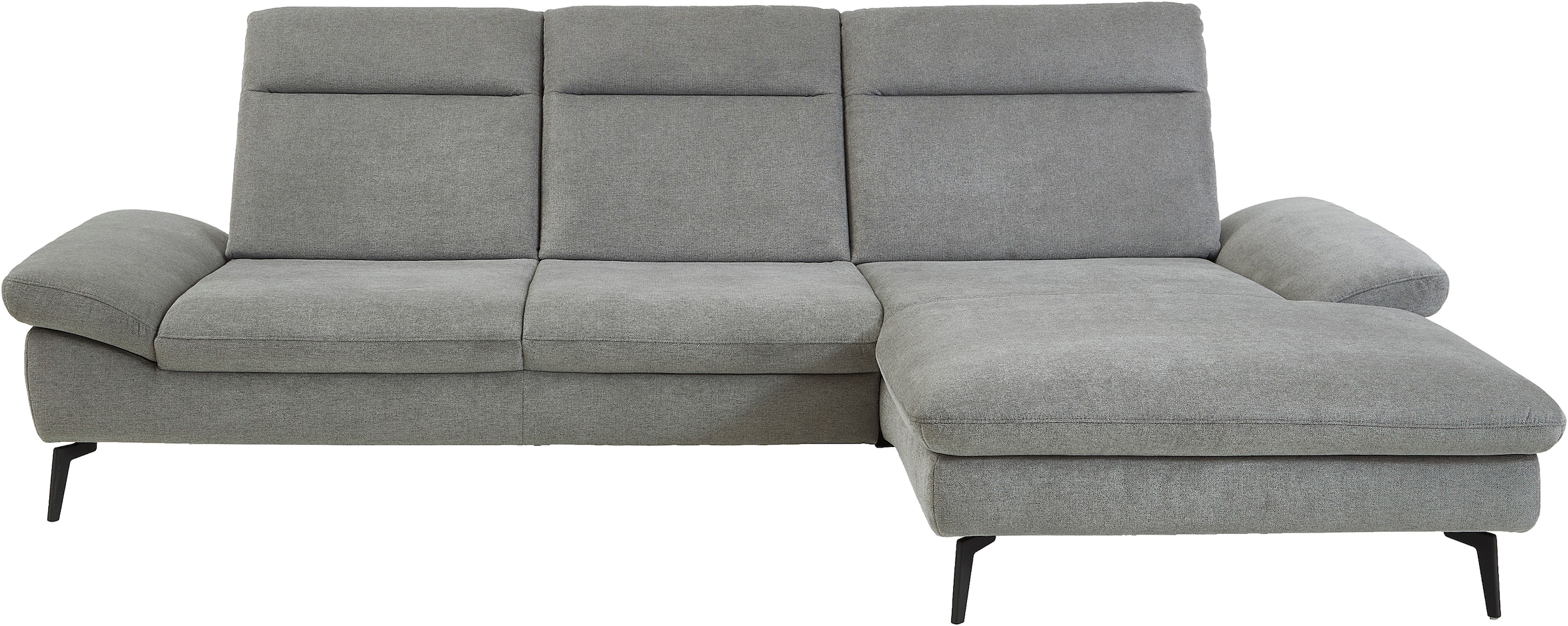 HUKLA Ecksofa »HU-HP22156 L-Form«, inkl. Kopfpolsterverstellung, optional m günstig online kaufen