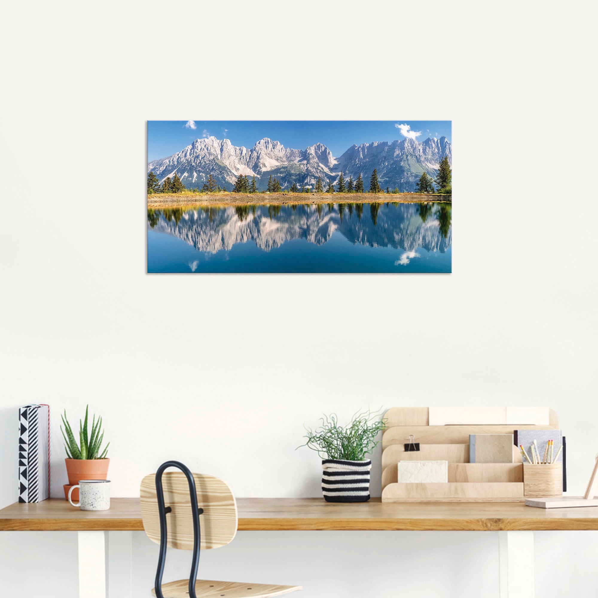 Artland Wandbild »Kaisergebirge Tirol«, Berge & Alpenbilder, (1 St.), als A günstig online kaufen