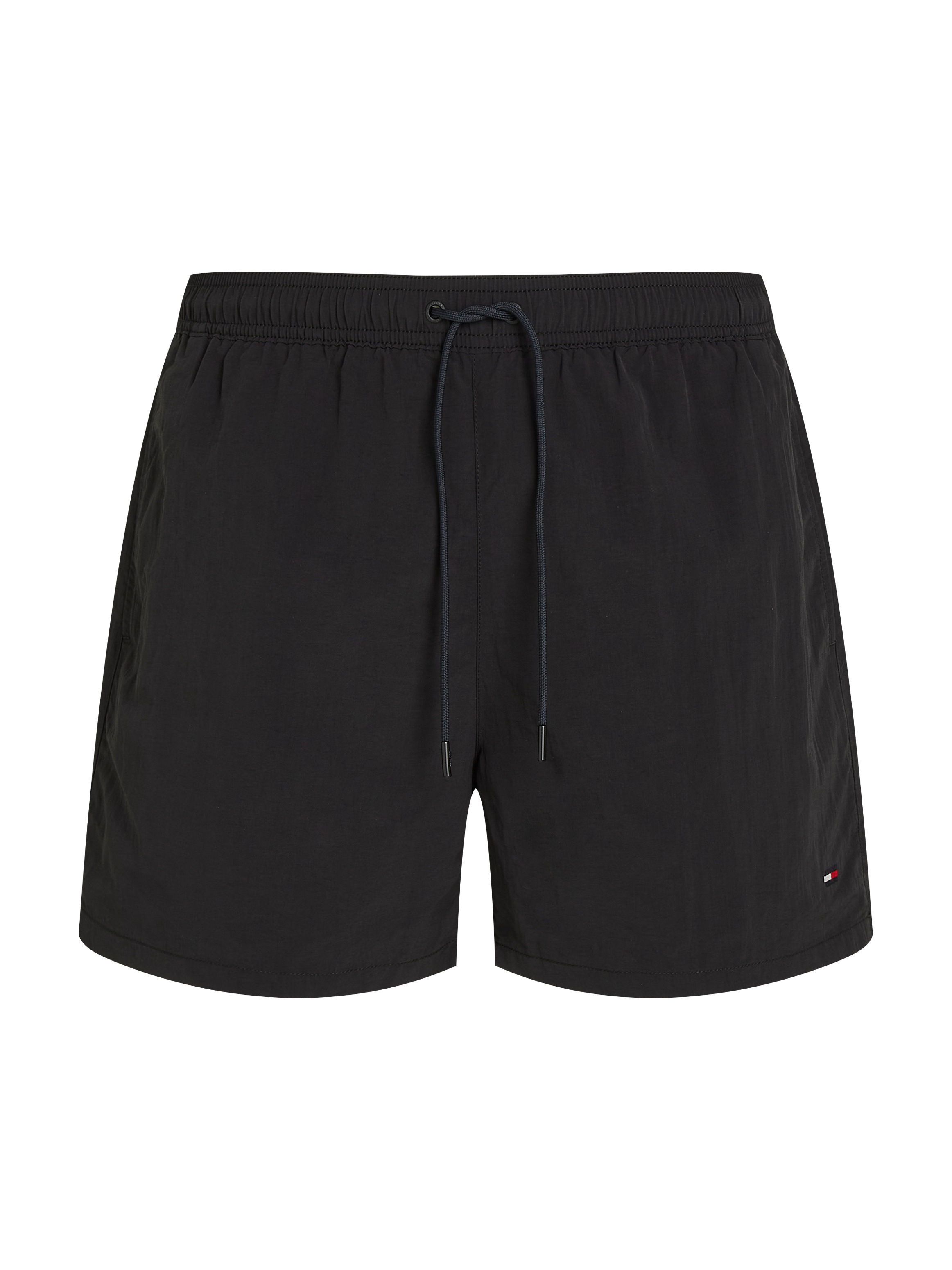 Tommy Hilfiger Swimwear Badeshorts mit Flag-Stickerei, mittellang, elastischer Bund