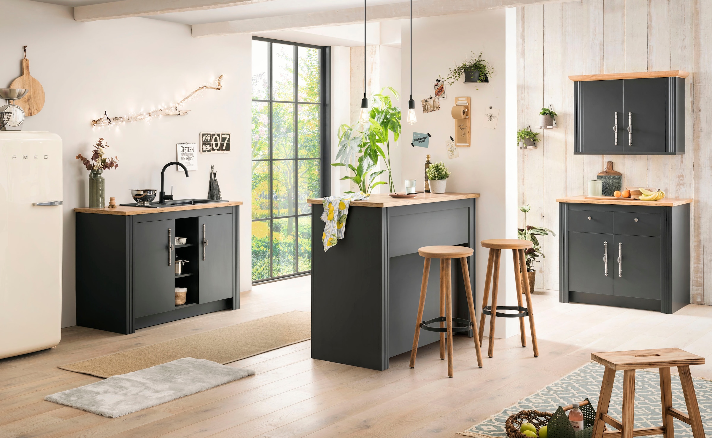 KOCHSTATION Küche »KS-Westminster«, Breite 226 cm, ohne E-Geräte