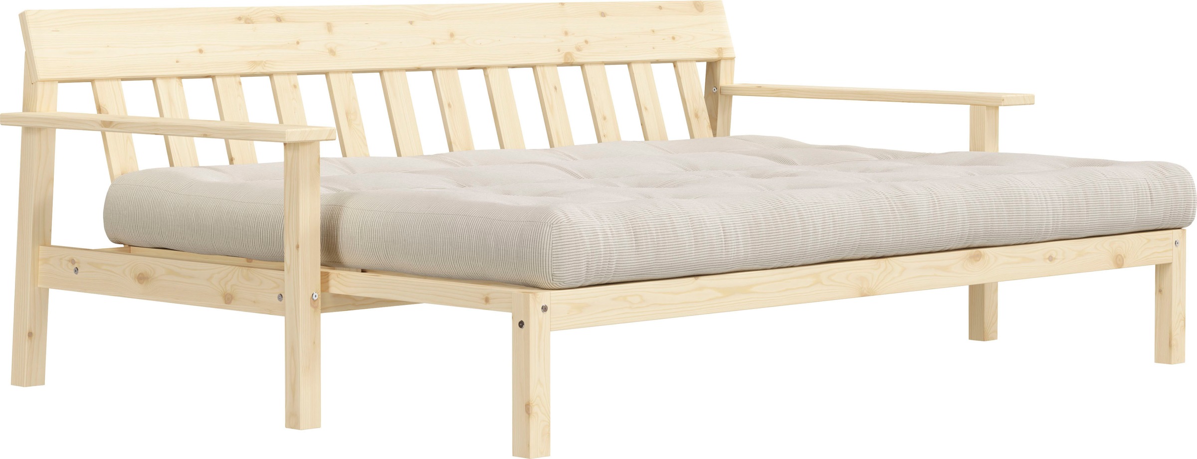 Karup Design Schlafsofa »Unwind«, Mit Holzstruktur, inkl. Futonmatratze, Liegefläche 130x190 cm