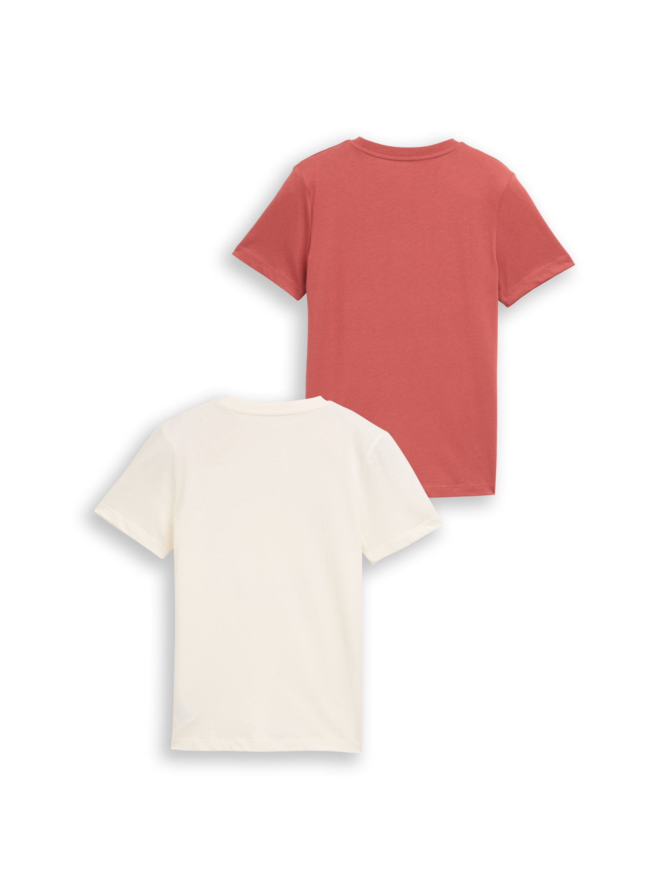 TOM TAILOR T-Shirt Packung, 2 tlg. 2er Pack mit Print
