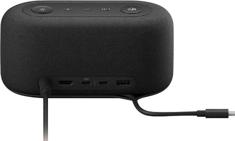 MICROSOFT Laptop-Dockingstation »Audio Dock« schwarz Zwei nach vorne gerichtete Mikrofone mit Rauschunterdrückung.
