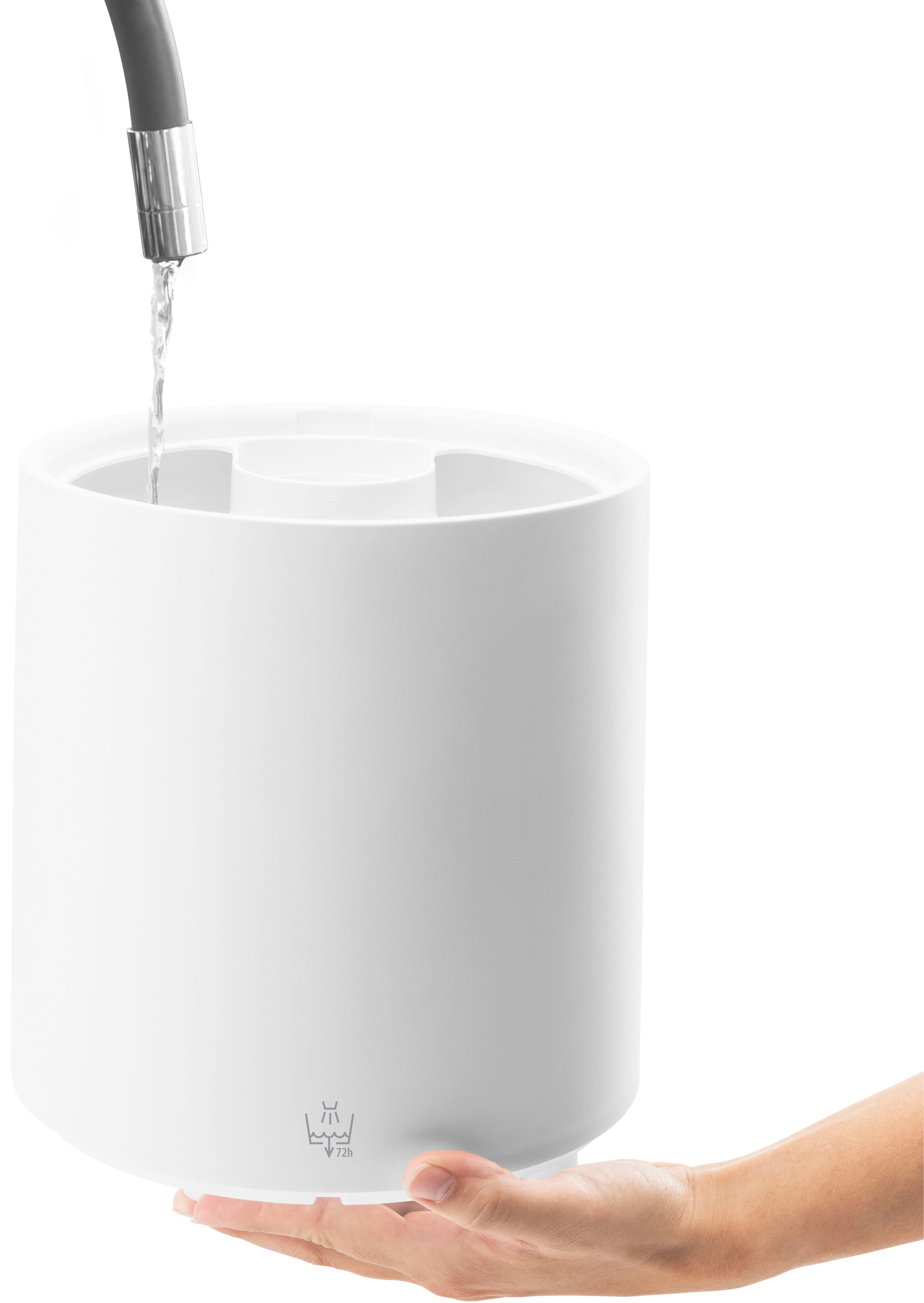 eta Luftbefeuchter »Moisty Smart«, 5 l Wassertank, Ultraschall-Sprühtechnologie, 12 Std. Betrieb, Smart App, LED-Display