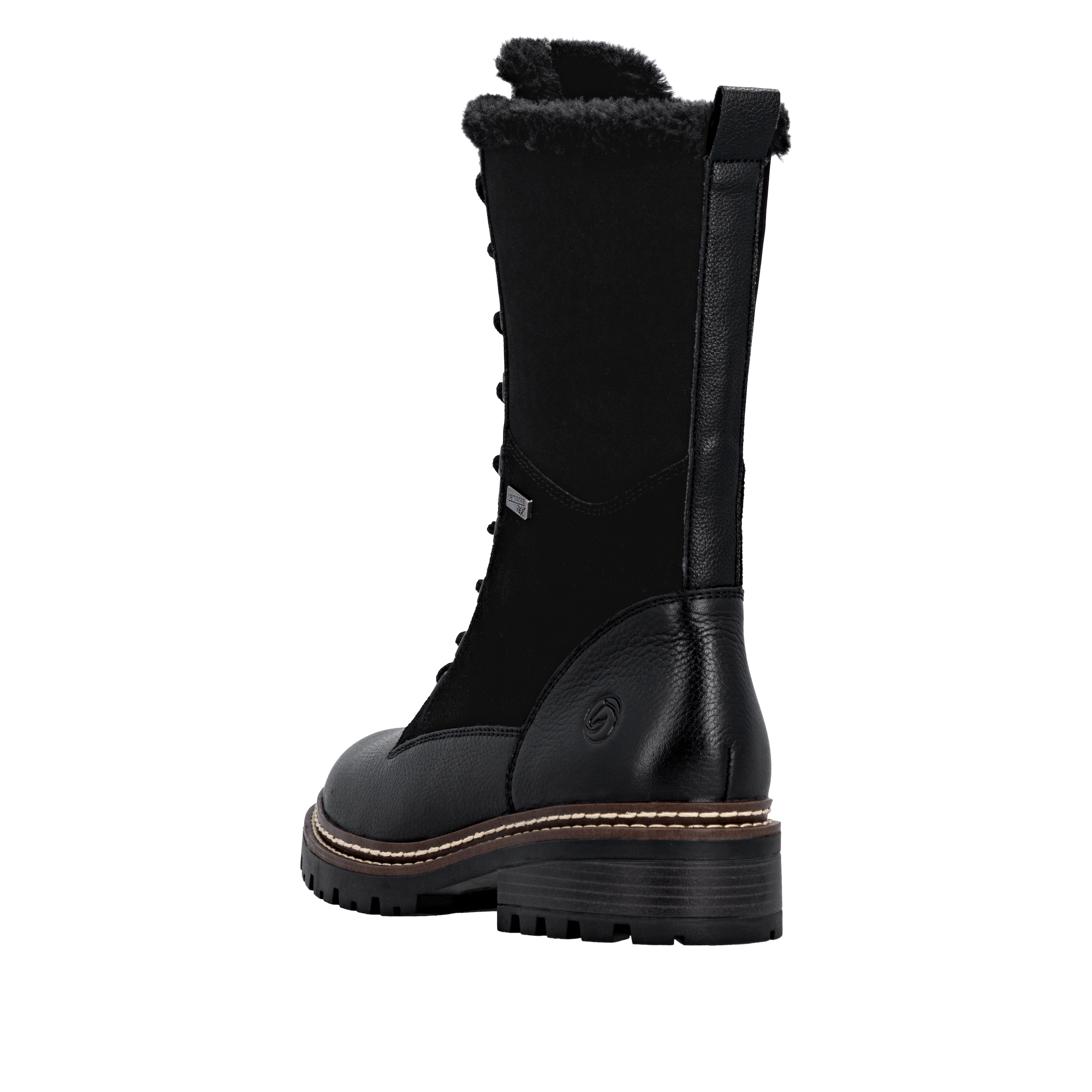 Remonte Schnürstiefel »FIBER GRIP«, Schnürboots, Winterboots, Profilsohle, wasserabweisende TEX-Membran