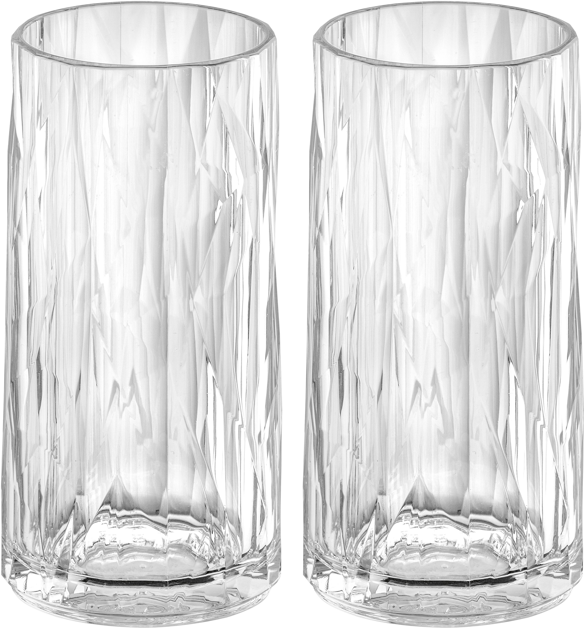 KOZIOL Longdrinkglas »CLUB No. 8«, (Set, 2 tlg., 2er Set), unzerbrechlich,r günstig online kaufen