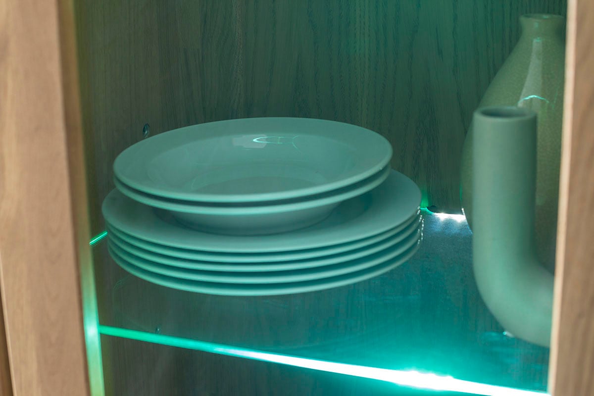 MCA living Vitrine »SILIAS Vitrine Links«, (1 St.), gedämpfte Türen
