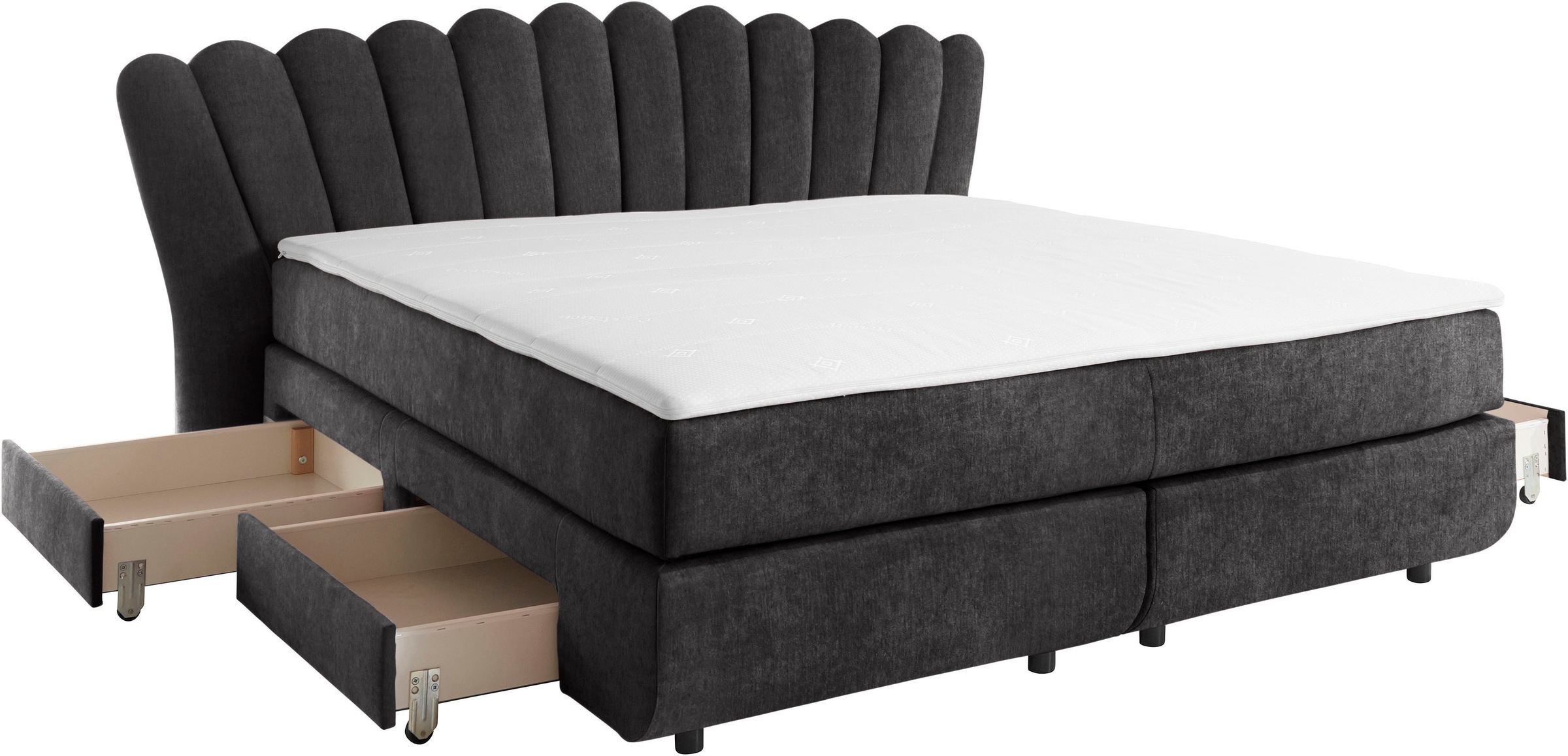 5. Bild von Leonique Boxbett »Fleurir«, Breite 180 cm, 3 verschiedene Liegebreiten: 90, 140 und 180 cm