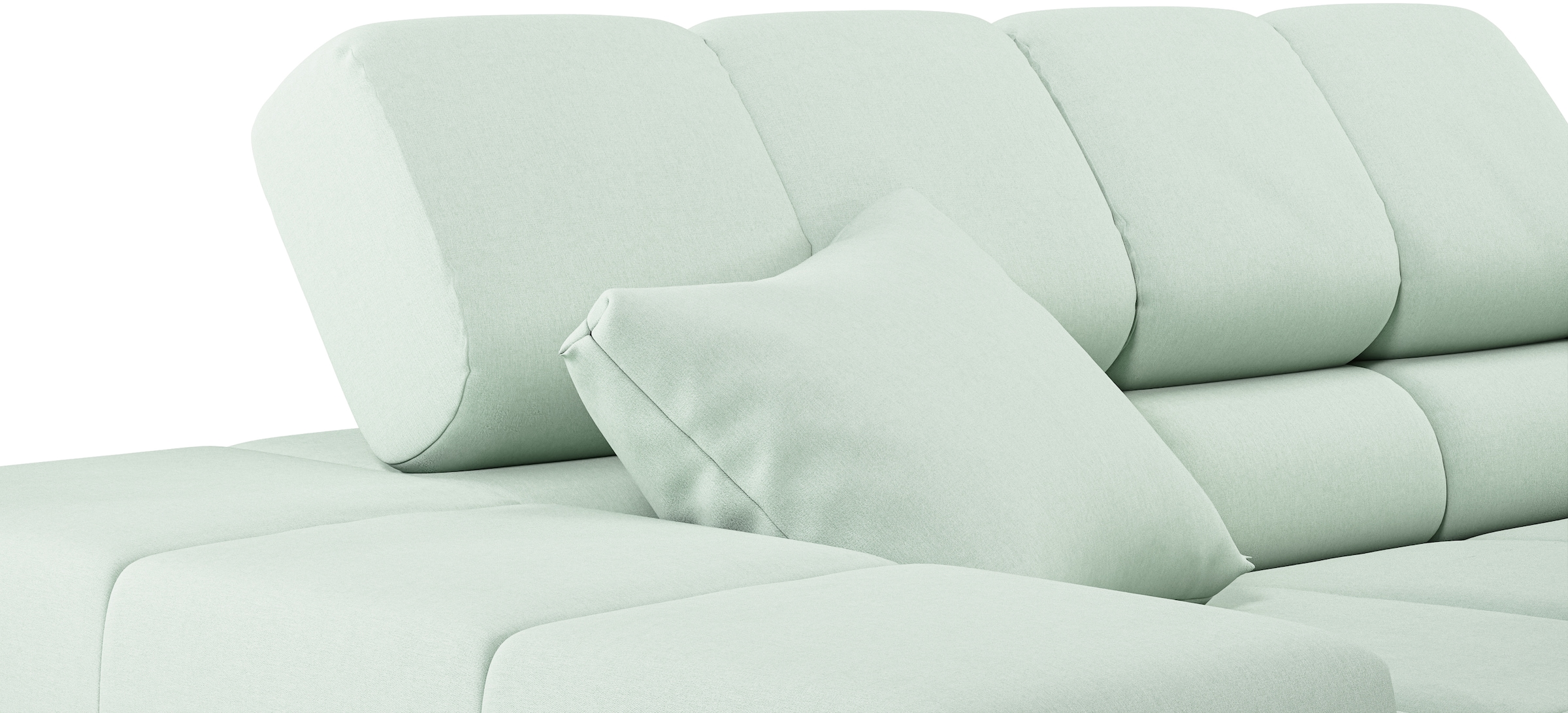 INOSIGN Ecksofa »Ancona incl. Kopfteilverstellung, OTTOs Choice, Breite 319cm, L-Form«, wahlweise motorische Sitztiefenverstellung, auch in Cord + Easy Care