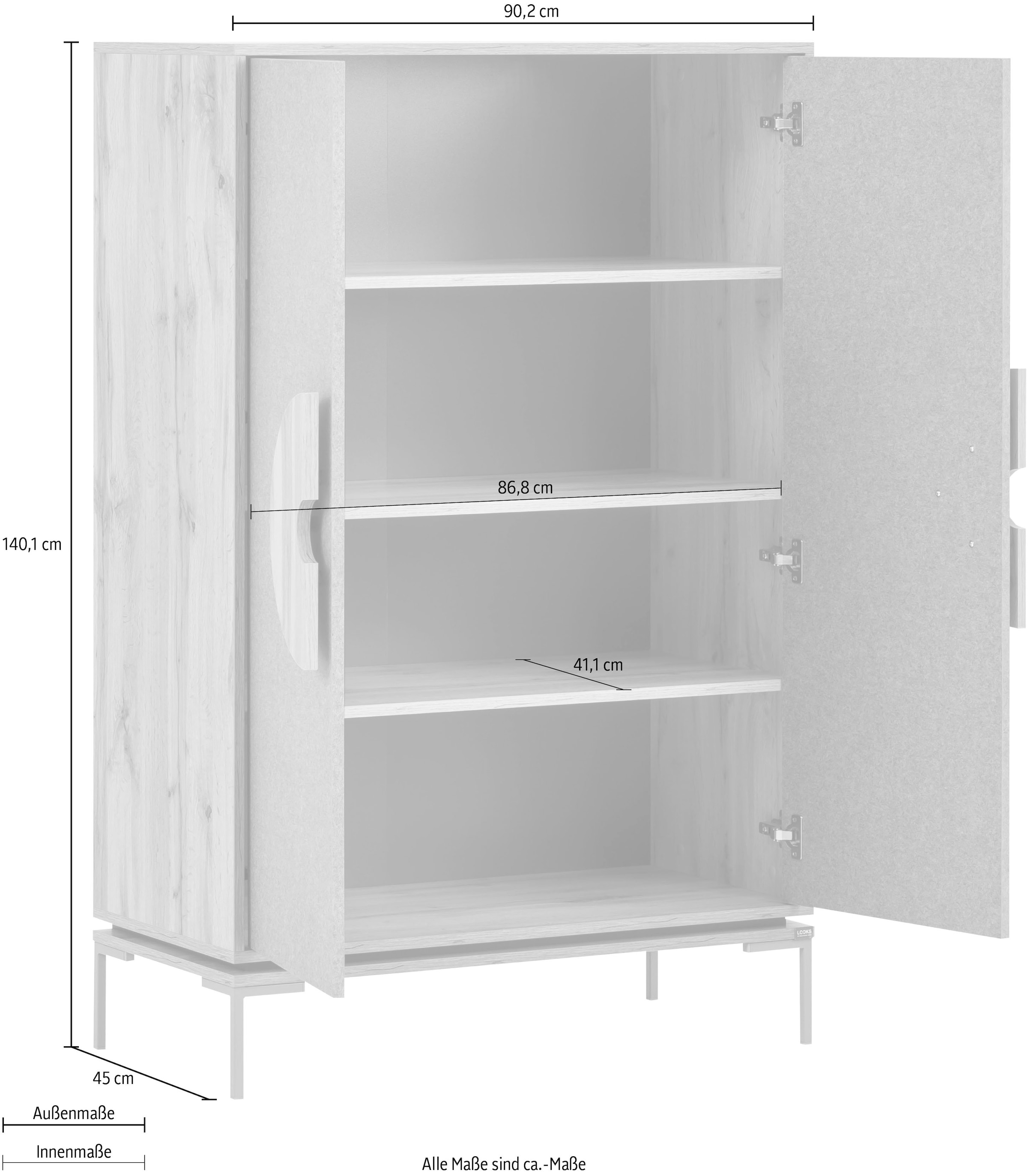 LOOKS by im 90,2 Breite kaufen Highboard »Looks«, cm Online-Shop Joop Wolfgang