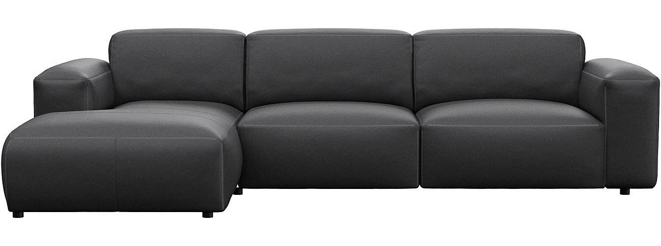 FLEXLUX Ecksofa »Lucera bequem und komfortabel durch hochwertigen Sitzaufba günstig online kaufen