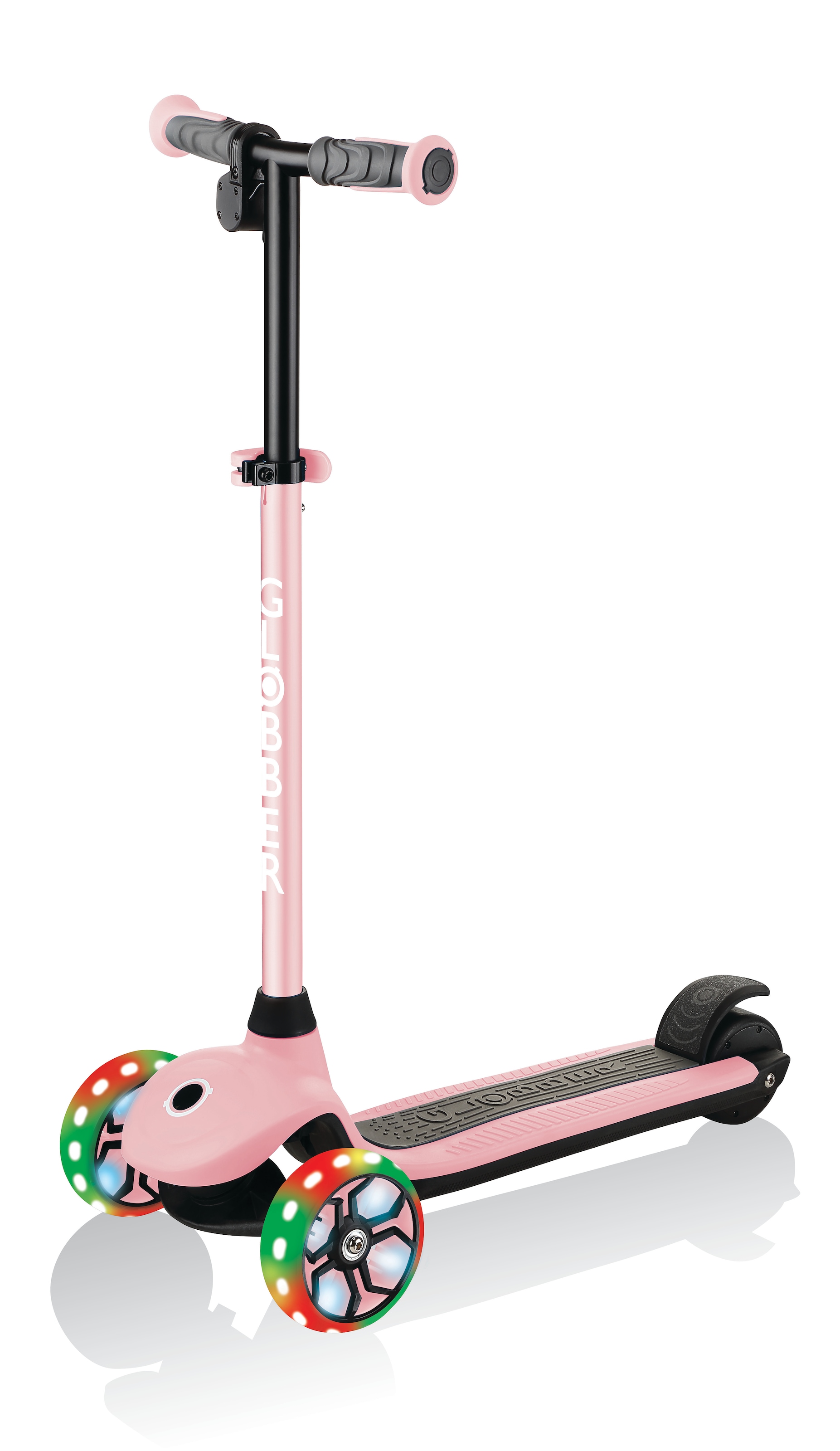 Globber E-Scooter »ONE K E-MOTION 4 PLUS, mit Leuchtrollen« 10 km/h