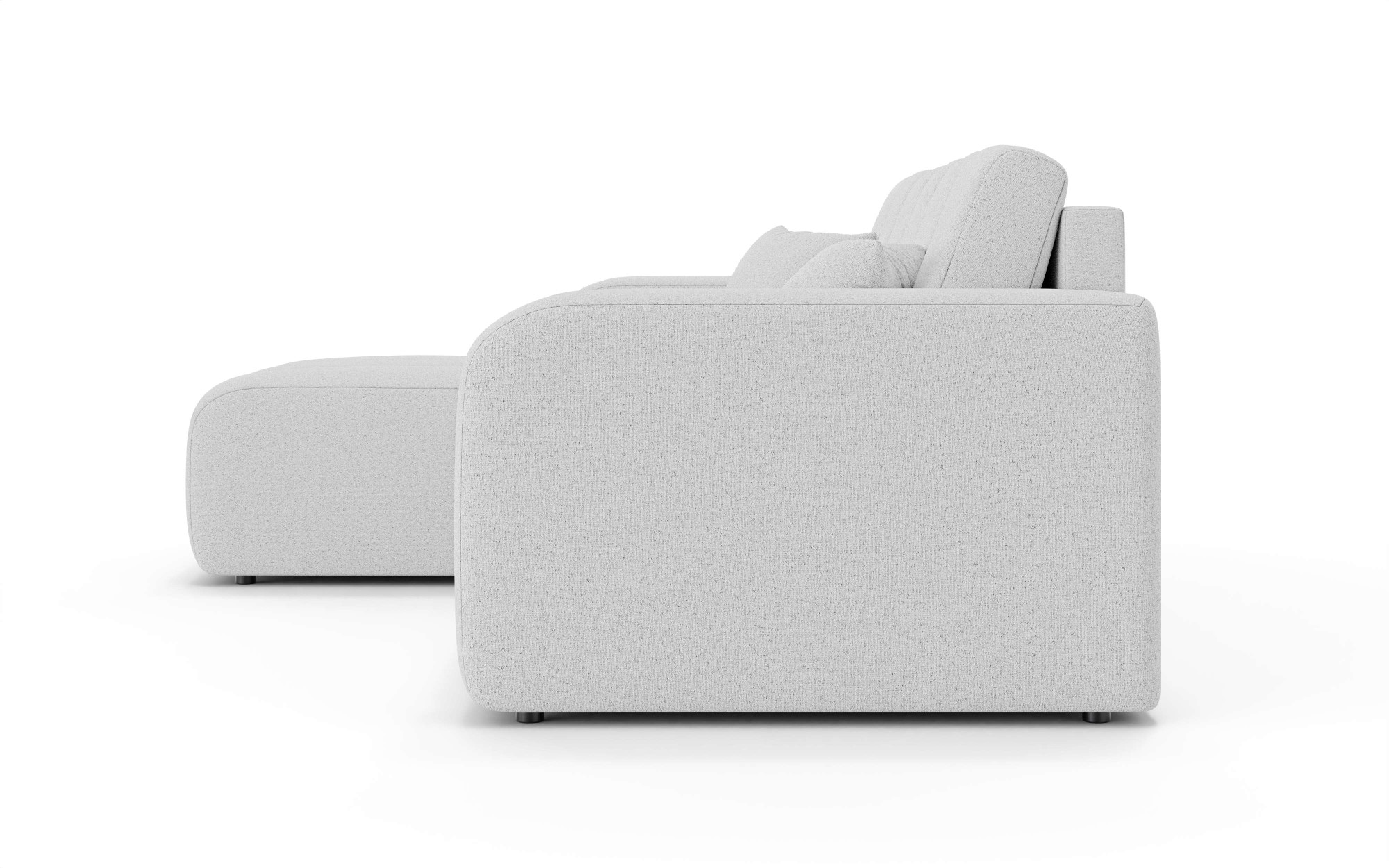 INOSIGN Ecksofa »CASSY L-Form, Schlafsofa mit Bettkasten, Maße B/T/H: 245/165/88 cm«, mit 2 Rückenkissen, Recamiere rechts oder links bestellbar