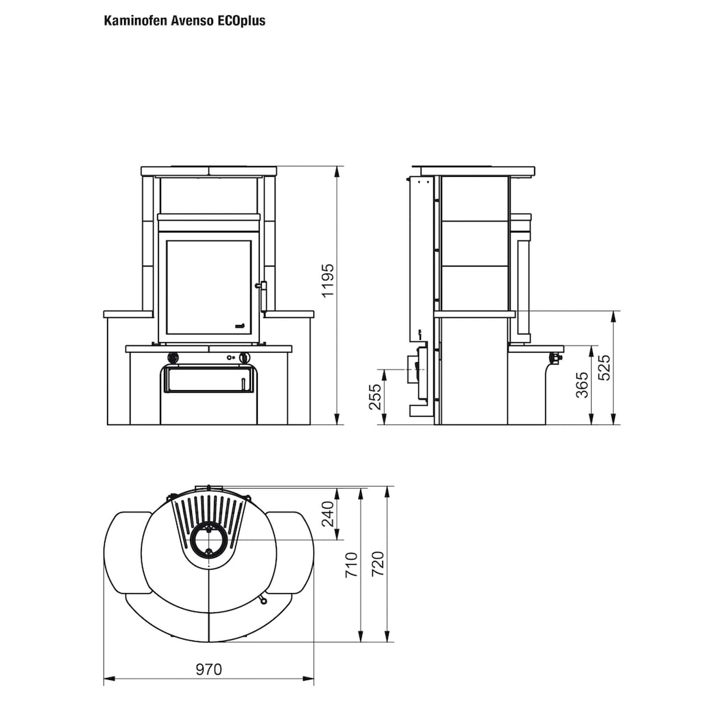 HARK Kaminofen »Avenso GT ECOplus 8 KW«