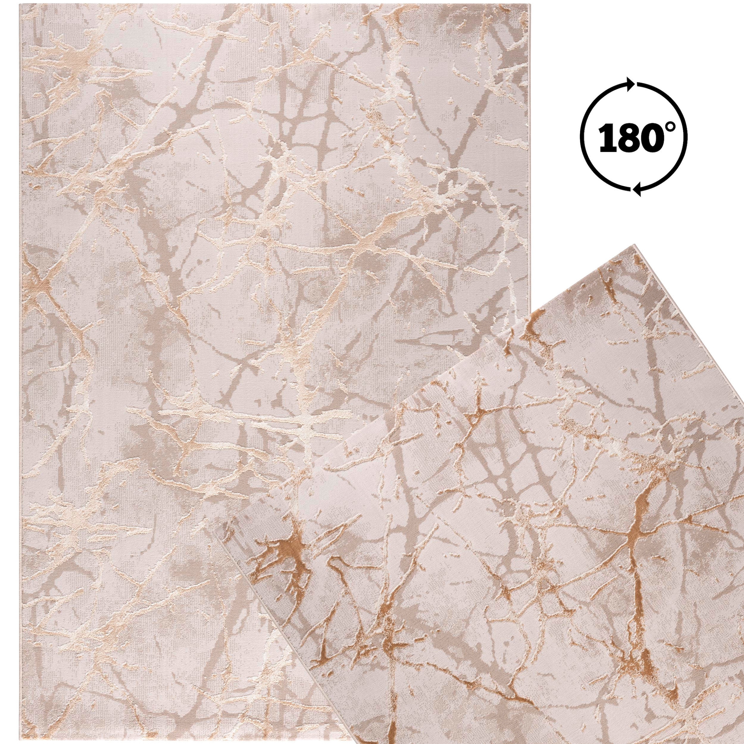 Sehrazat Teppich »Lexa 3000«, rechteckig, 9 mm Höhe, elegantes Vintage Design, prachtvoller 3D-Effekt