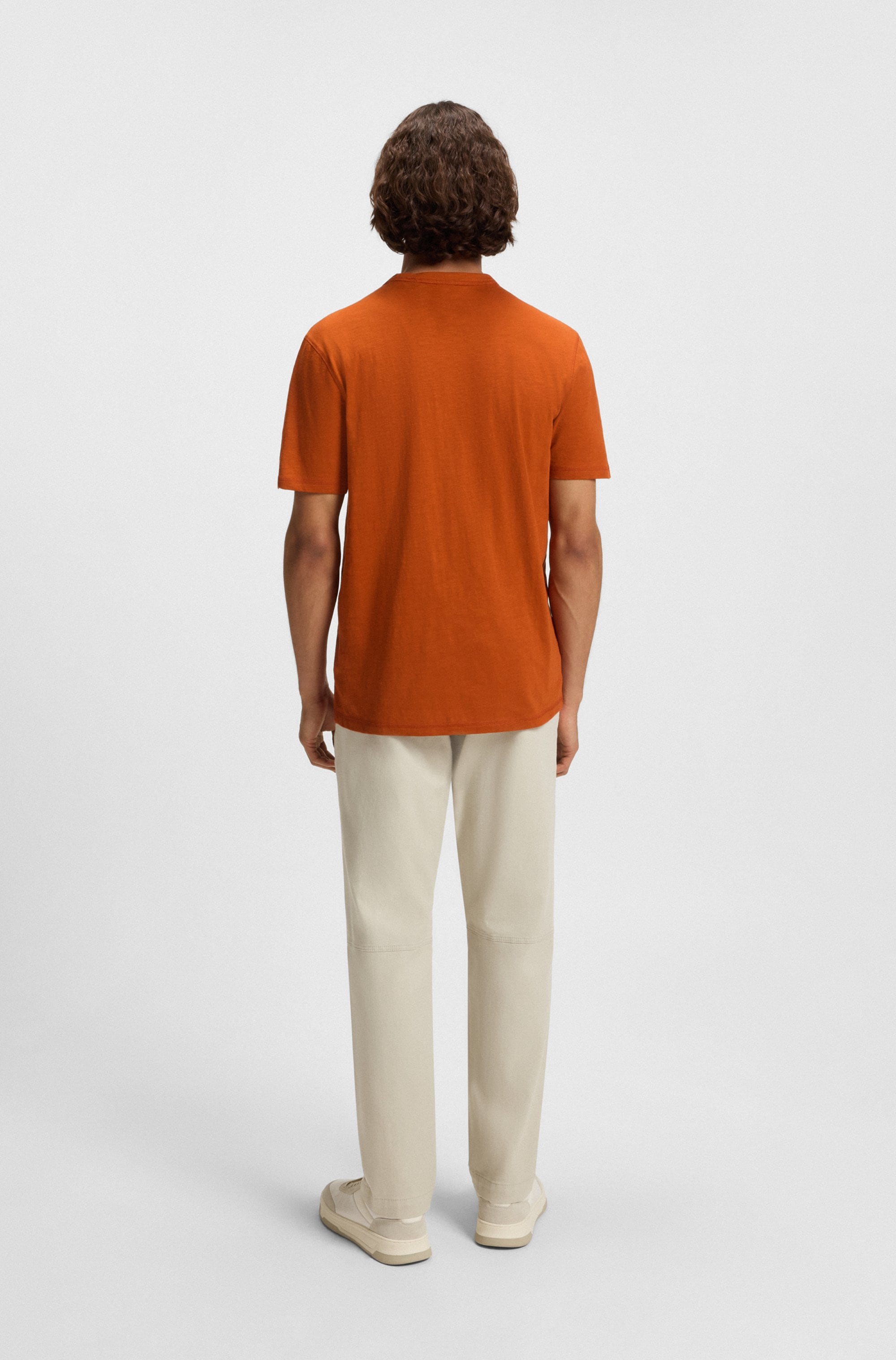 BOSS ORANGE T-Shirt »Tegood« Rundhalsausschnitt, Regular Fit, Logoschriftzug