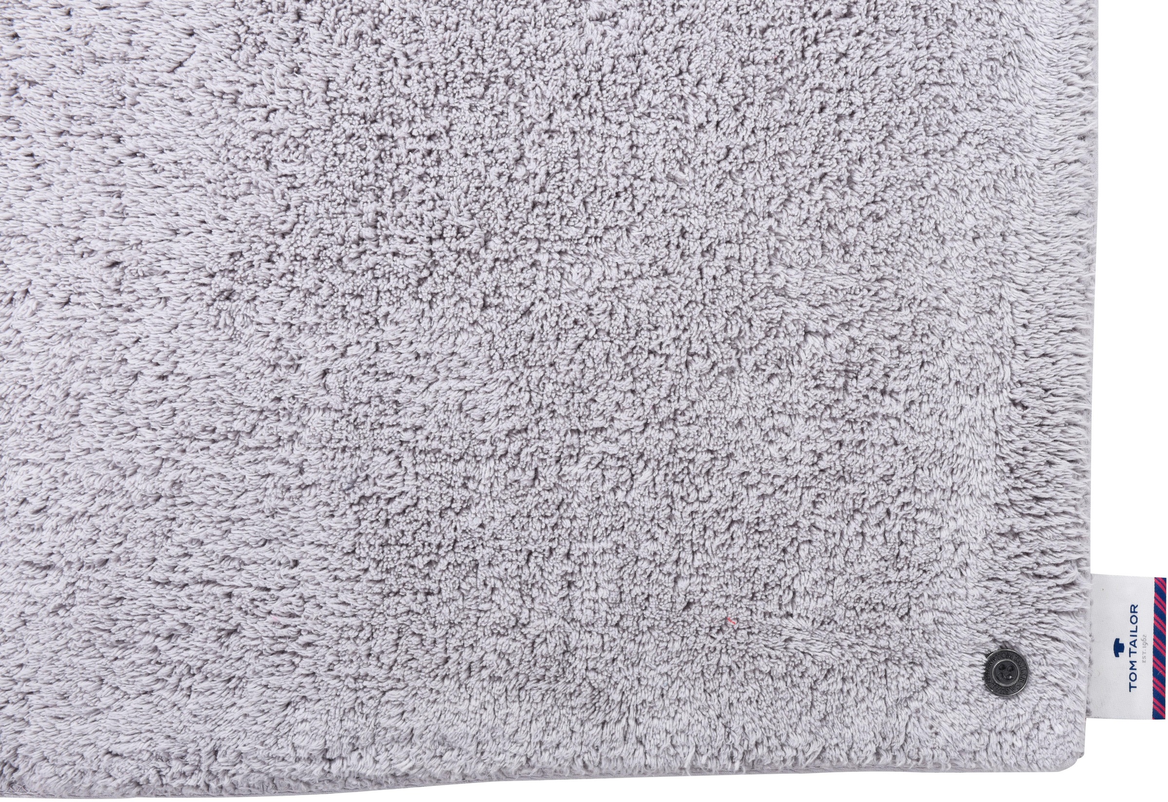 TOM TAILOR HOME Badematte »Cotton Double Uni«, beidseitig nutzbar-fußbodenheizungsgeeignet-strapazierfähig, Badteppich, Uni Farben, rechteckig & quadratisch erhältlich