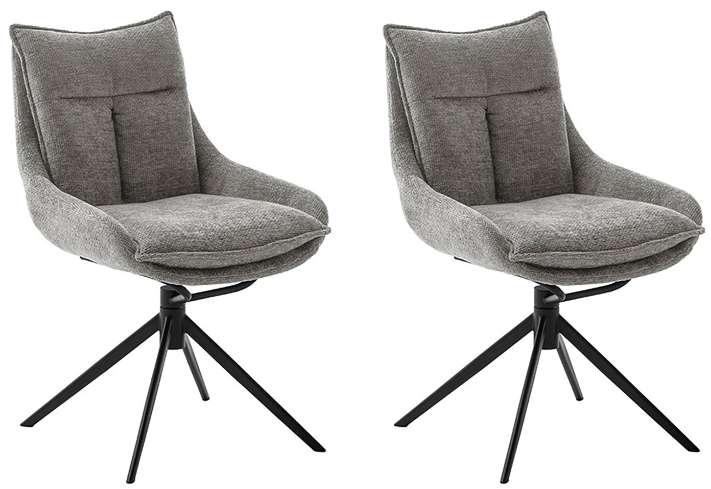 MCA furniture Esszimmerstuhl »PARKER« () (2er-Set), drehbar 360°, Dreh- & S günstig online kaufen