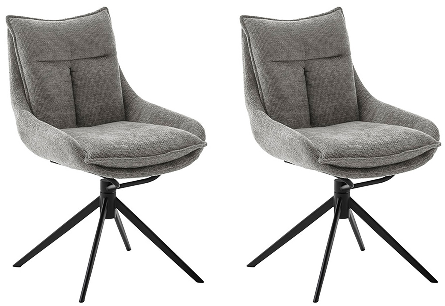 MCA furniture Esszimmerstuhl, Strukturstoff, (2er-Set), drehbar 360°, Dreh- günstig online kaufen