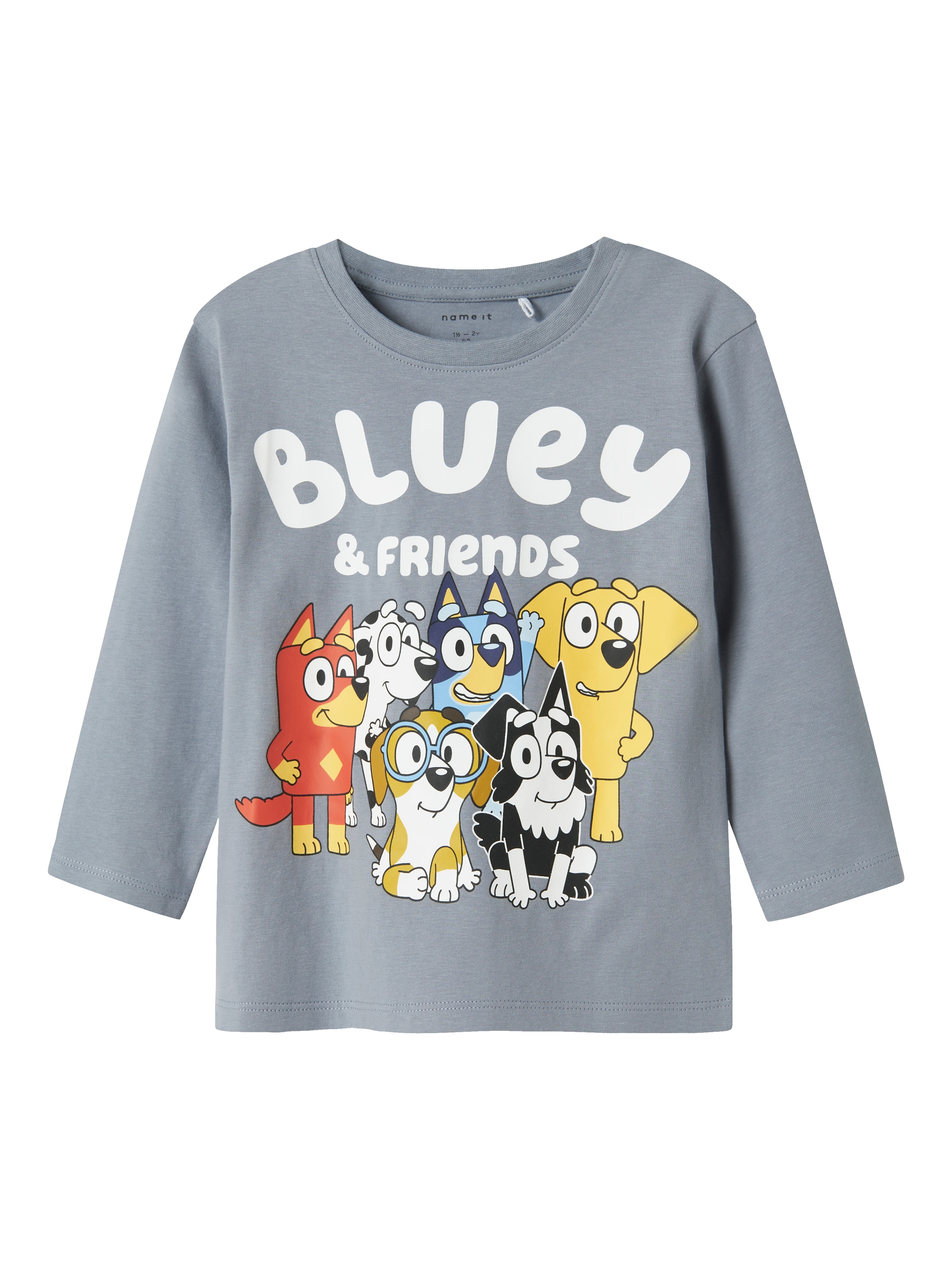 Name It Langarmshirt »NMMALEX BLUEY LS NREG TOP NOOS SKY«
