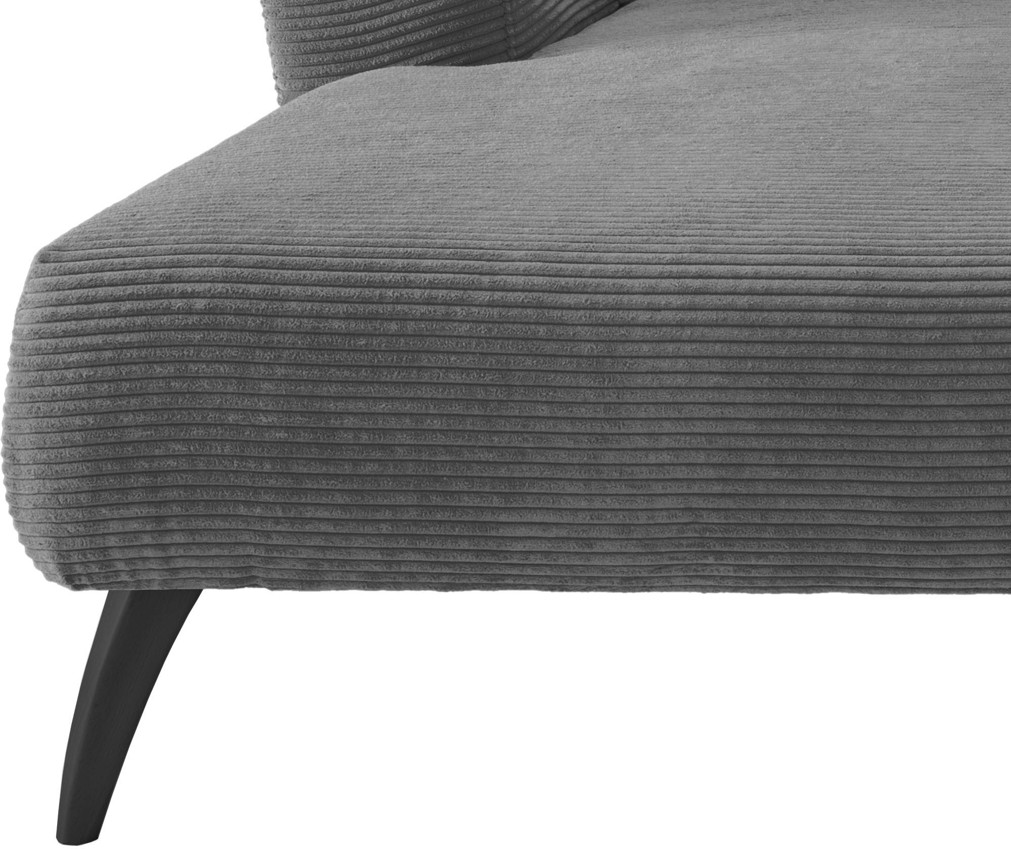 INOSIGN Ecksofa »Colori L-Form«, Holzfußfarbe wählbar, inkl. 4x Zierkissen