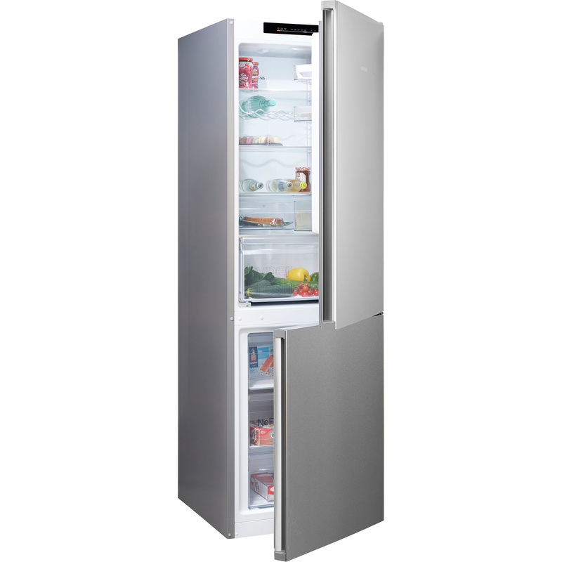 SIEMENS Kühl-/Gefrierkombination iQ300 »KG36N2ICF« 186 cm hoch 60 cm breit Gebürsteter Stahl antiFingerprint Flaschen sicher lagern - bottleRack.